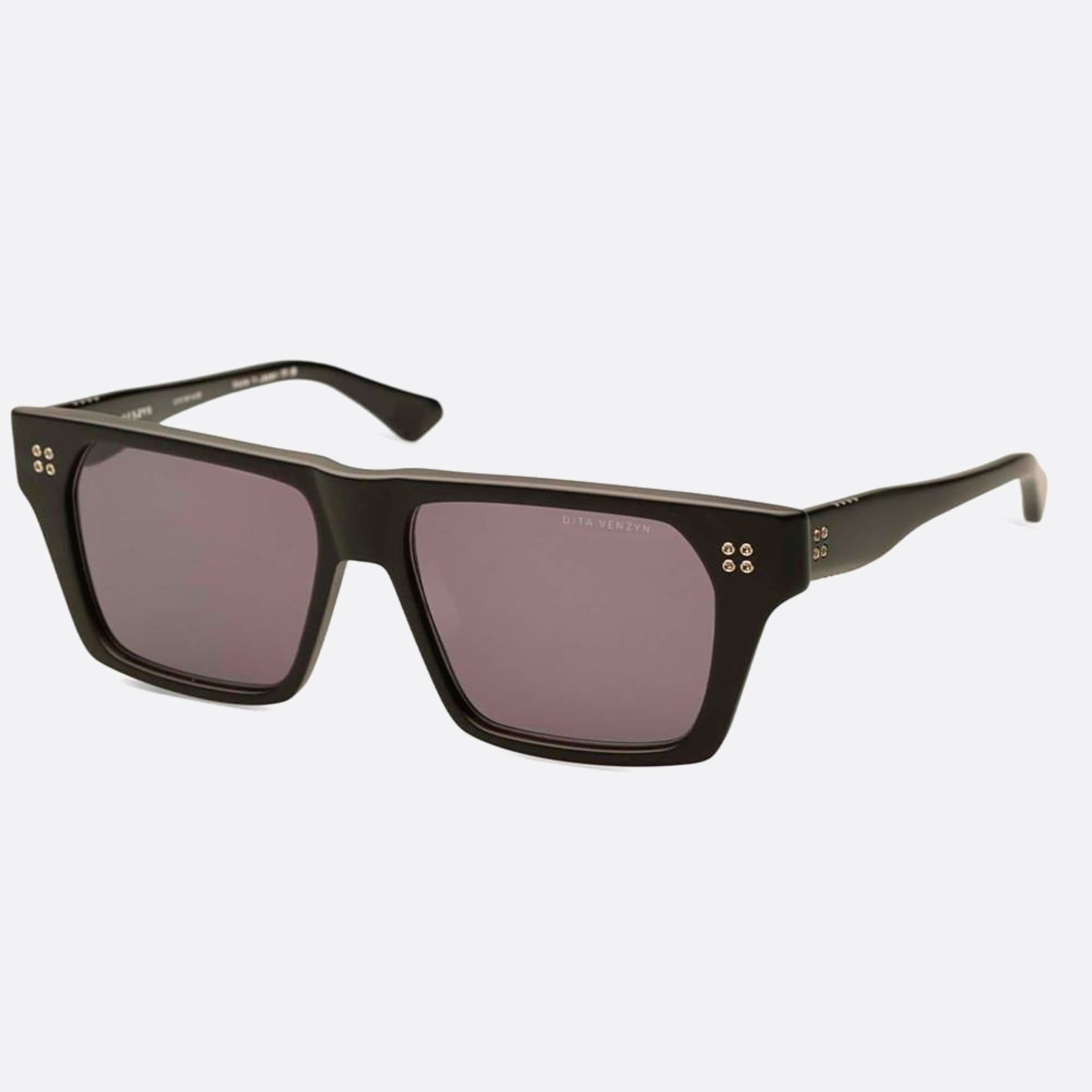 Dita 56mm Venzyn Sun Black Squared Unisex Sunglasses - Side View