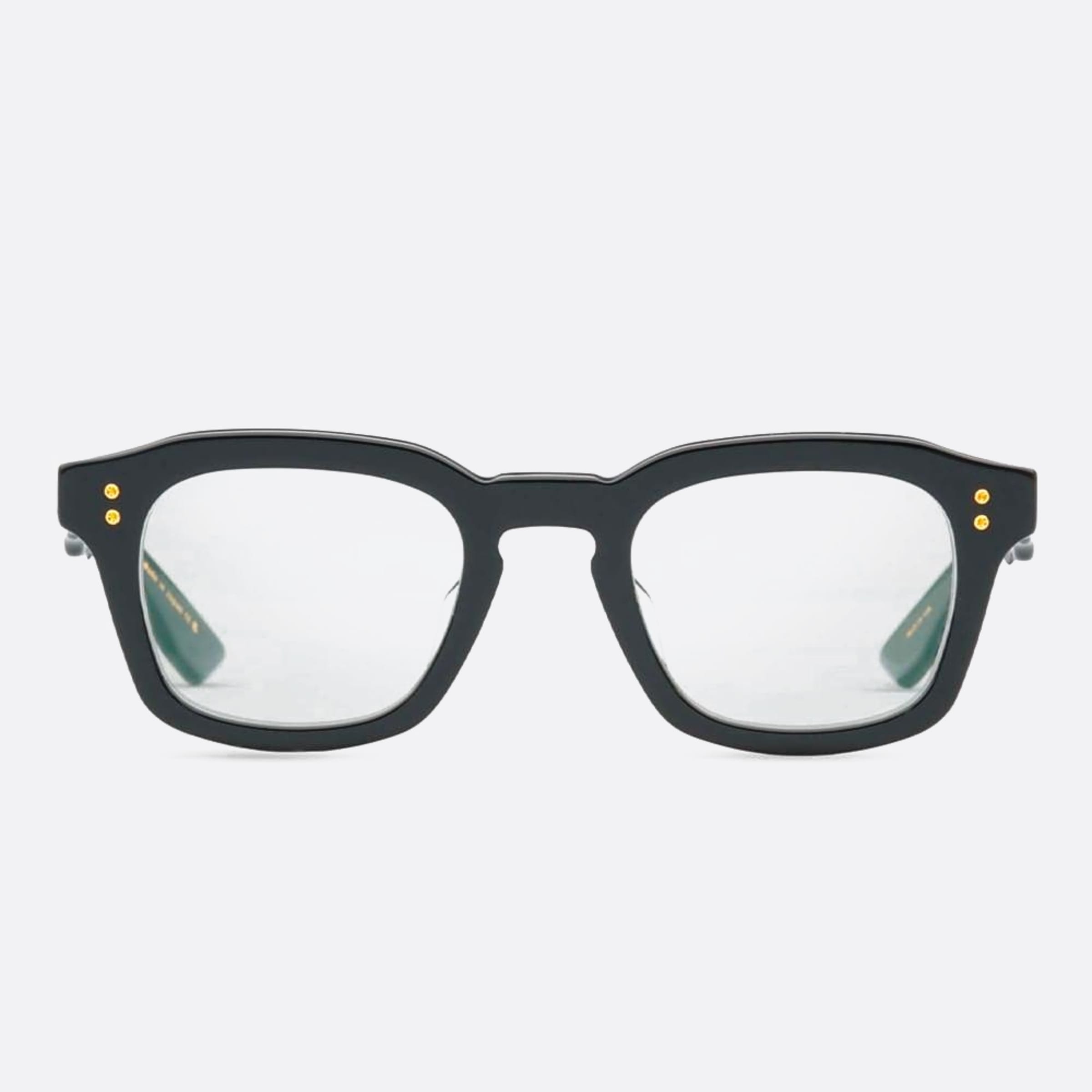 Dita 48mm Waylun Black Squared Unisex Eyeglasses - Main View