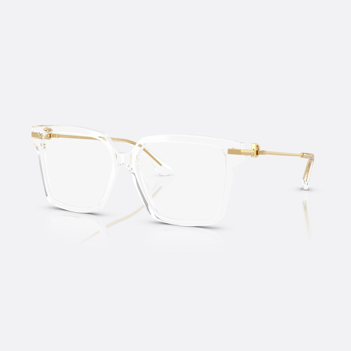 Rame ochelari de vedere Dolce & Gabbana DG 3397 3133, fluture transparent, pentru femei, punte simplă, integrată în ramă, ramă completă
