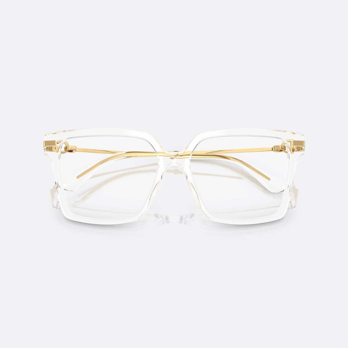 Rame ochelari de vedere Dolce & Gabbana DG 3397 3133, fluture transparent, pentru femei, punte simplă, integrată în ramă, ramă completă, cu brațele pliate