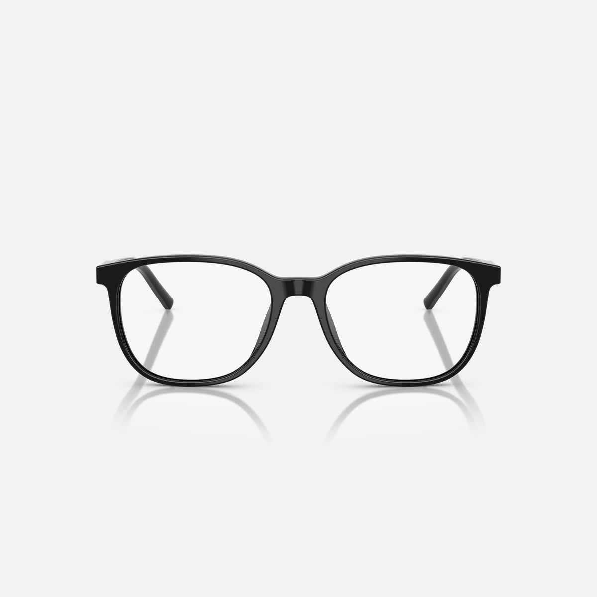 Dolce & Gabbana DG 3426 501 eyeglasses, black pantos frame for men, keyhole bridge, brand lettering on temples, full-rim front, front view