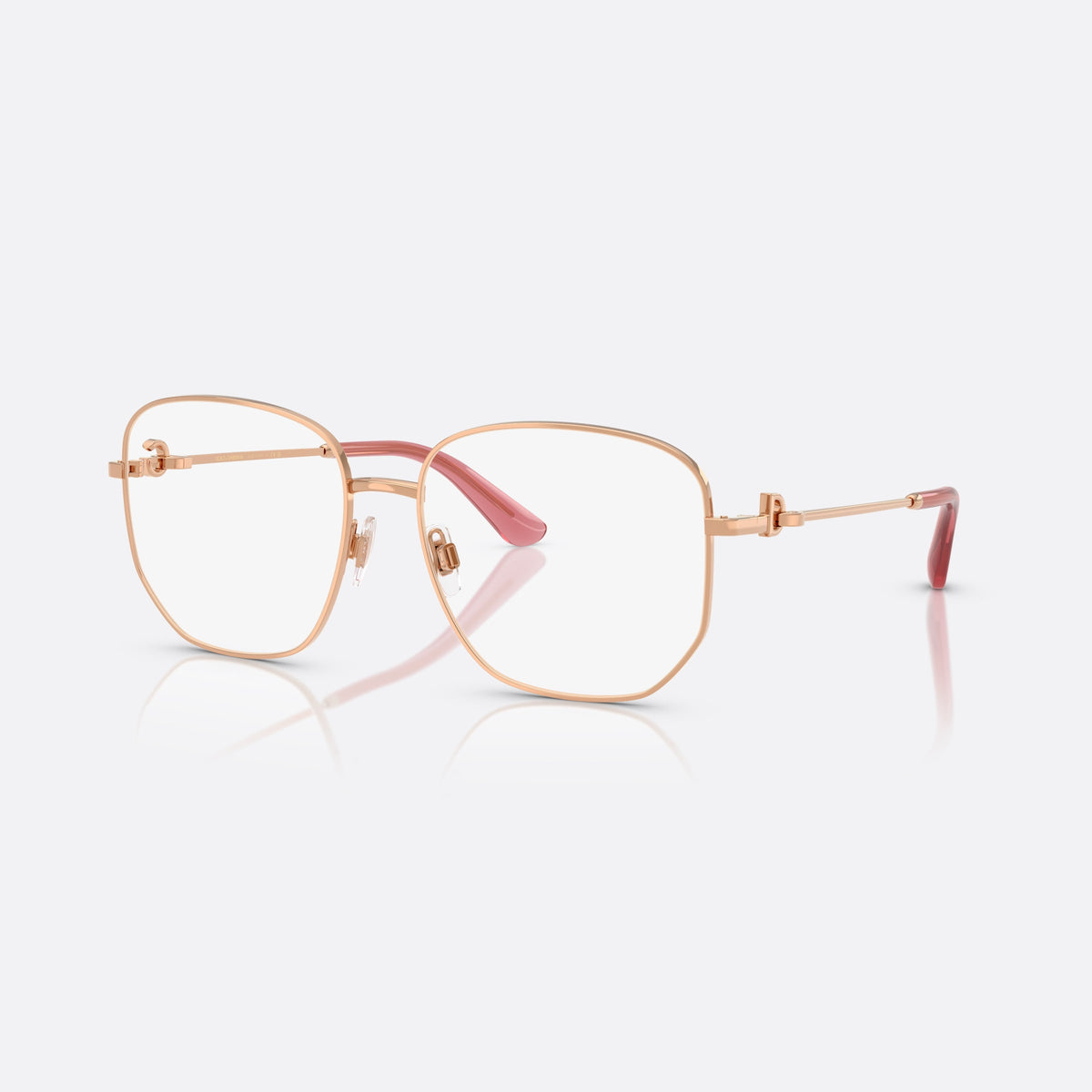 Rame ochelari de vedere Dolce & Gabbana DG1356 1298, phantos auriu, pentru femei, punte metalică simplă, placă cu logoul brandului pe brațe