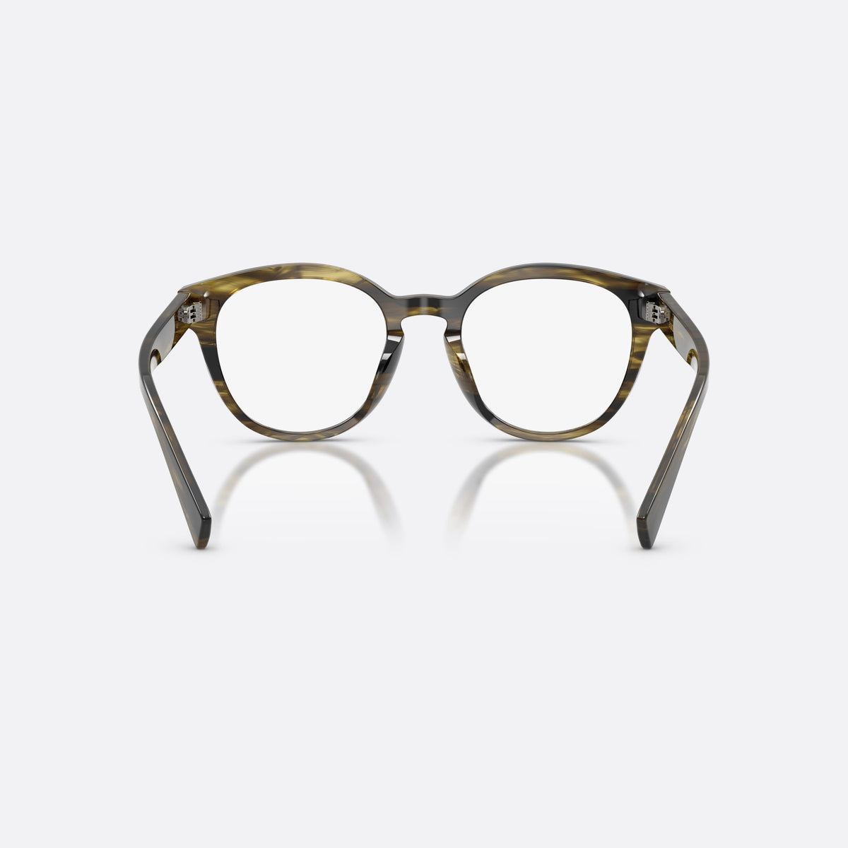 Rame ochelari de vedere Dolce & Gabbana DG3421 3066, phantos verde, pentru bărbați, literele brandului pe brațe, brațe subțiri, conice, vedere din spate