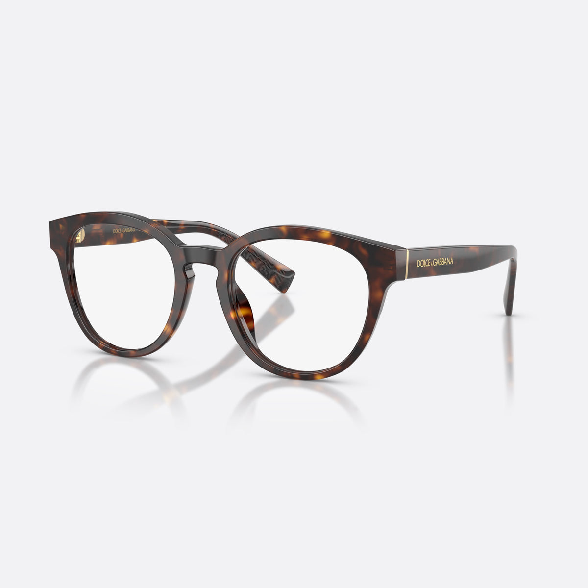 Rame ochelari de vedere Dolce & Gabbana DG3421 502, phantos havana, pentru bărbați, literele brandului pe brațe, brațe subțiri, înguste