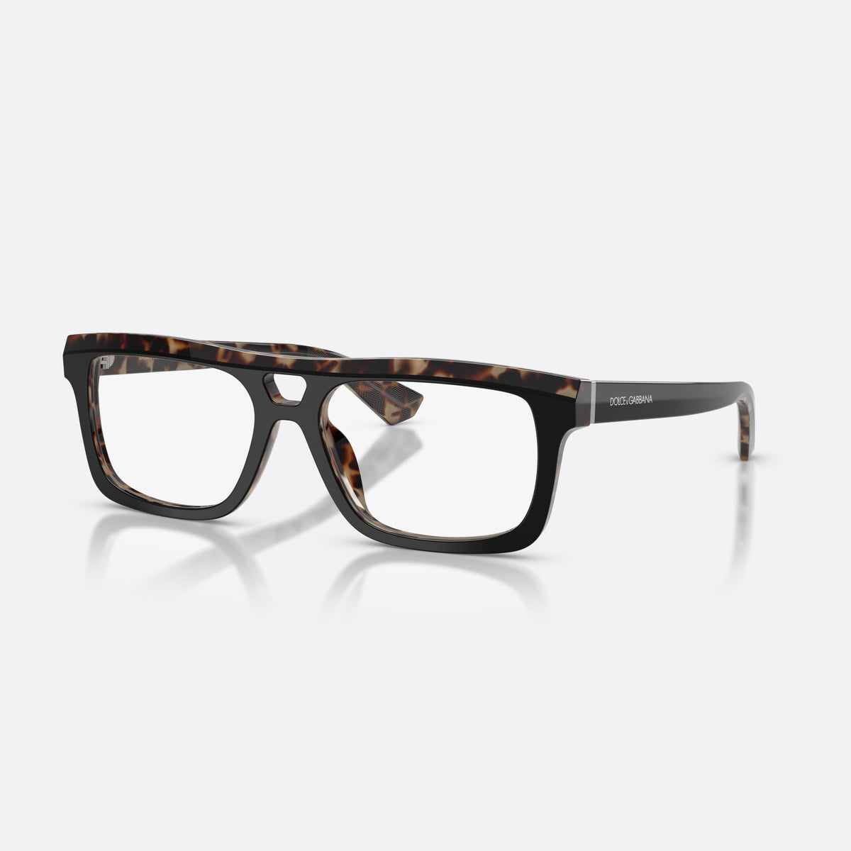 Rame ochelari de vedere Dolce & Gabbana DG3431 3417, rectangulari negru, pentru bărbați, punte keyhole, literele brandului pe brațe, ramă completă
