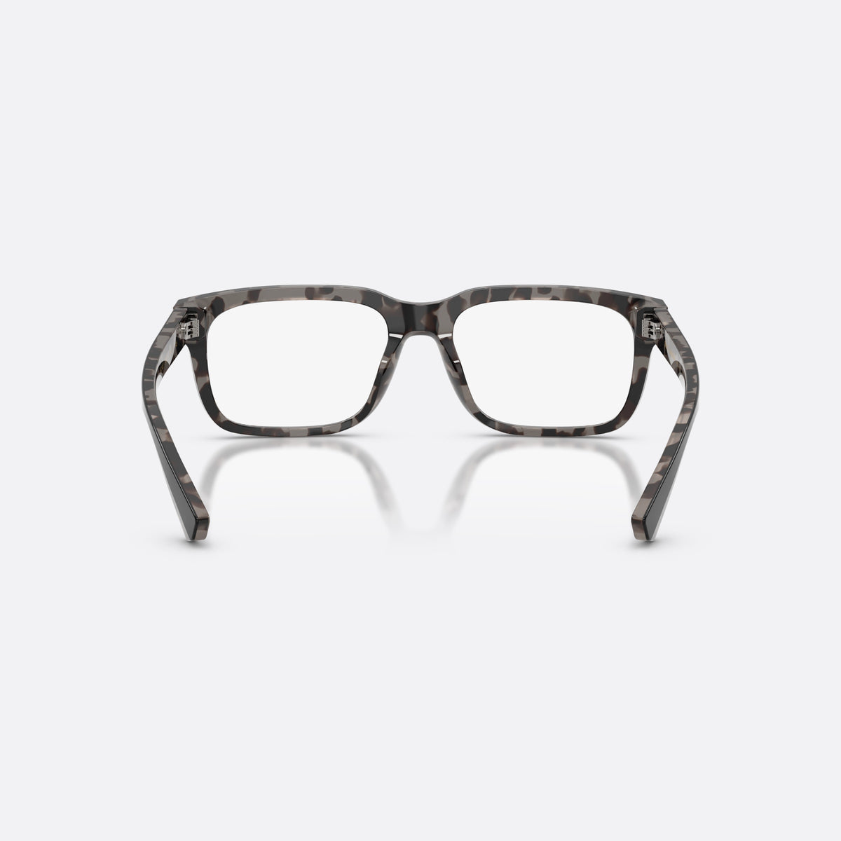 Rame ochelari de vedere Dolce & Gabbana DG3432 3403, rectangulari negru, pentru bărbați, punte simplă, literele brandului pe brațe, ramă completă, vedere din spate