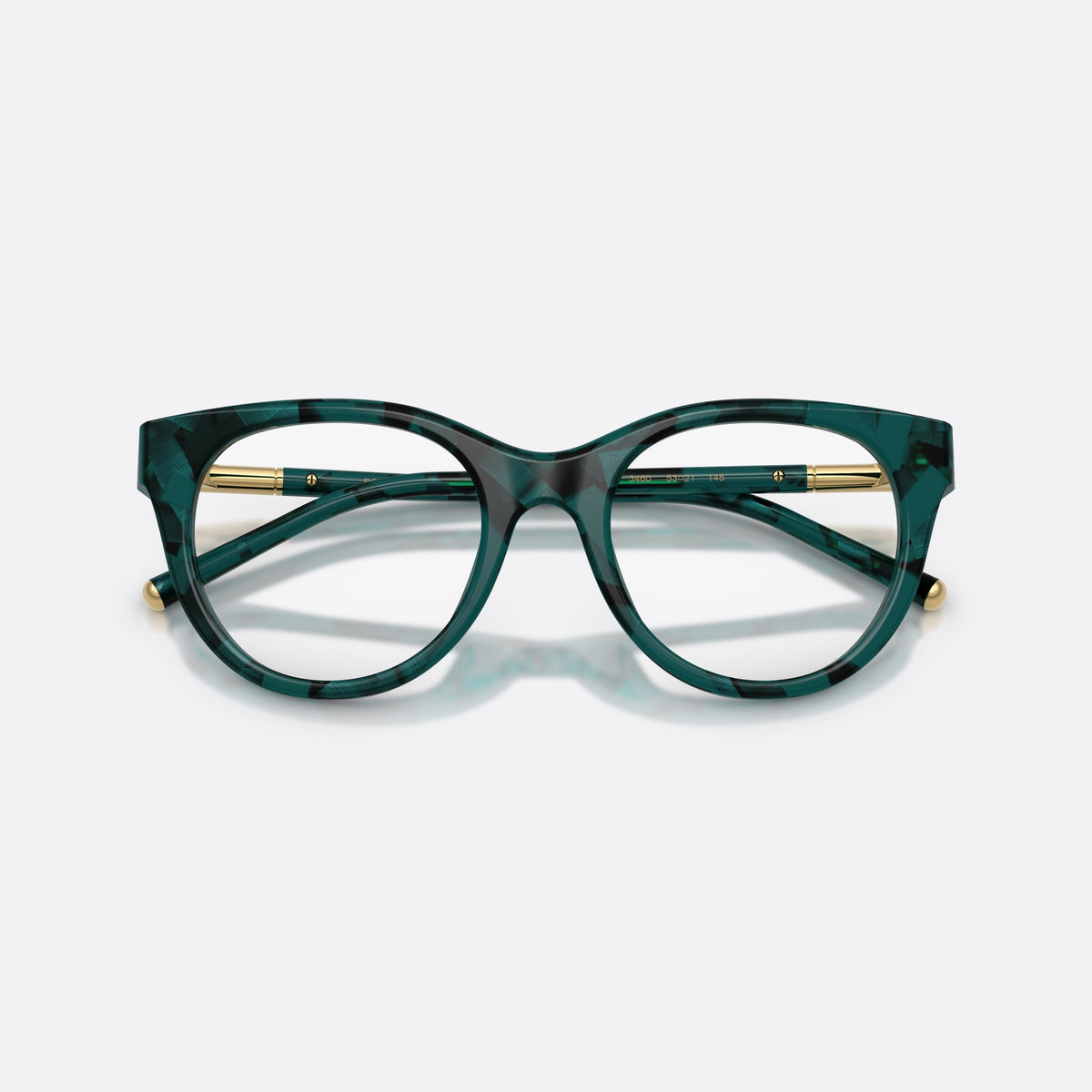 Rame ochelari de vedere Dolce & Gabbana DG3433 3460, phantos verde, pentru femei, punte keyhole, literele brandului pe brațe, ramă completă, cu brațele pliate