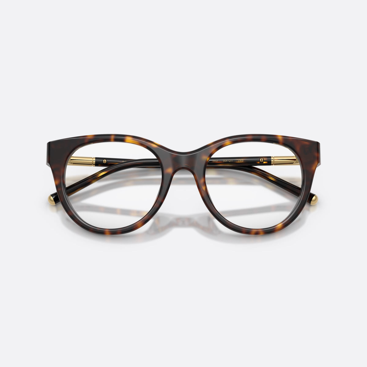 Rame ochelari de vedere Dolce & Gabbana DG3433 502, phantos havana, pentru femei, punte simplă tip șa, literele brandului pe brațe, cu brațele pliate