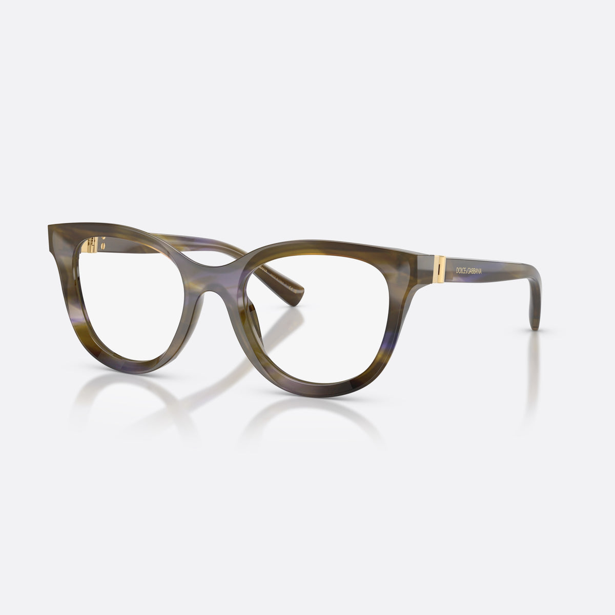 Rame ochelari de vedere Dolce & Gabbana DG3437 3447, phantos verde, pentru femei, punte simplă din acetat, literele brandului pe brațe
