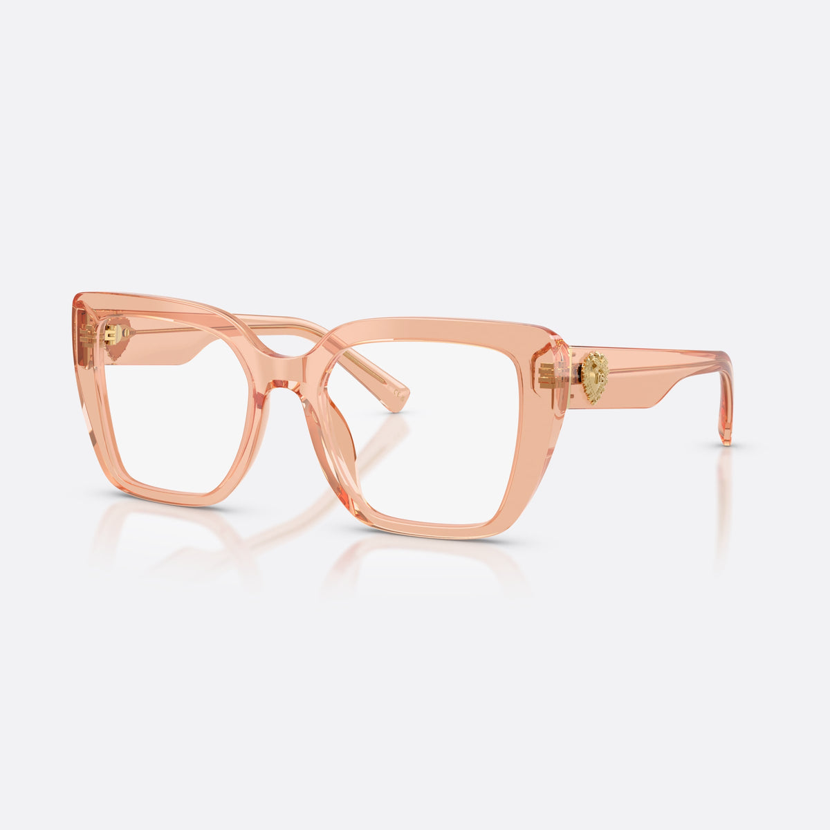 Rame ochelari de vedere Dolce & Gabbana DG3441 3226, patrati roz, pentru femei, punte simplă integrată în ramă, ramă completă