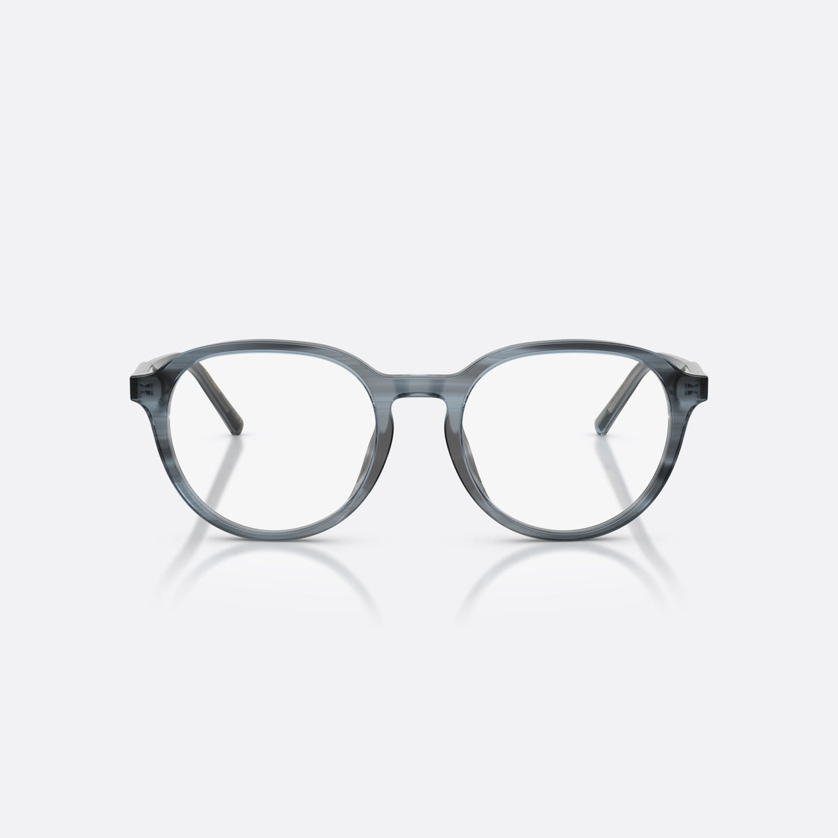 Rame ochelari de vedere Dolce & Gabbana DG3444 3482, phantos albastru, pentru bărbați, literele brandului pe brațe, brațe subțiri, conice, vedere din față