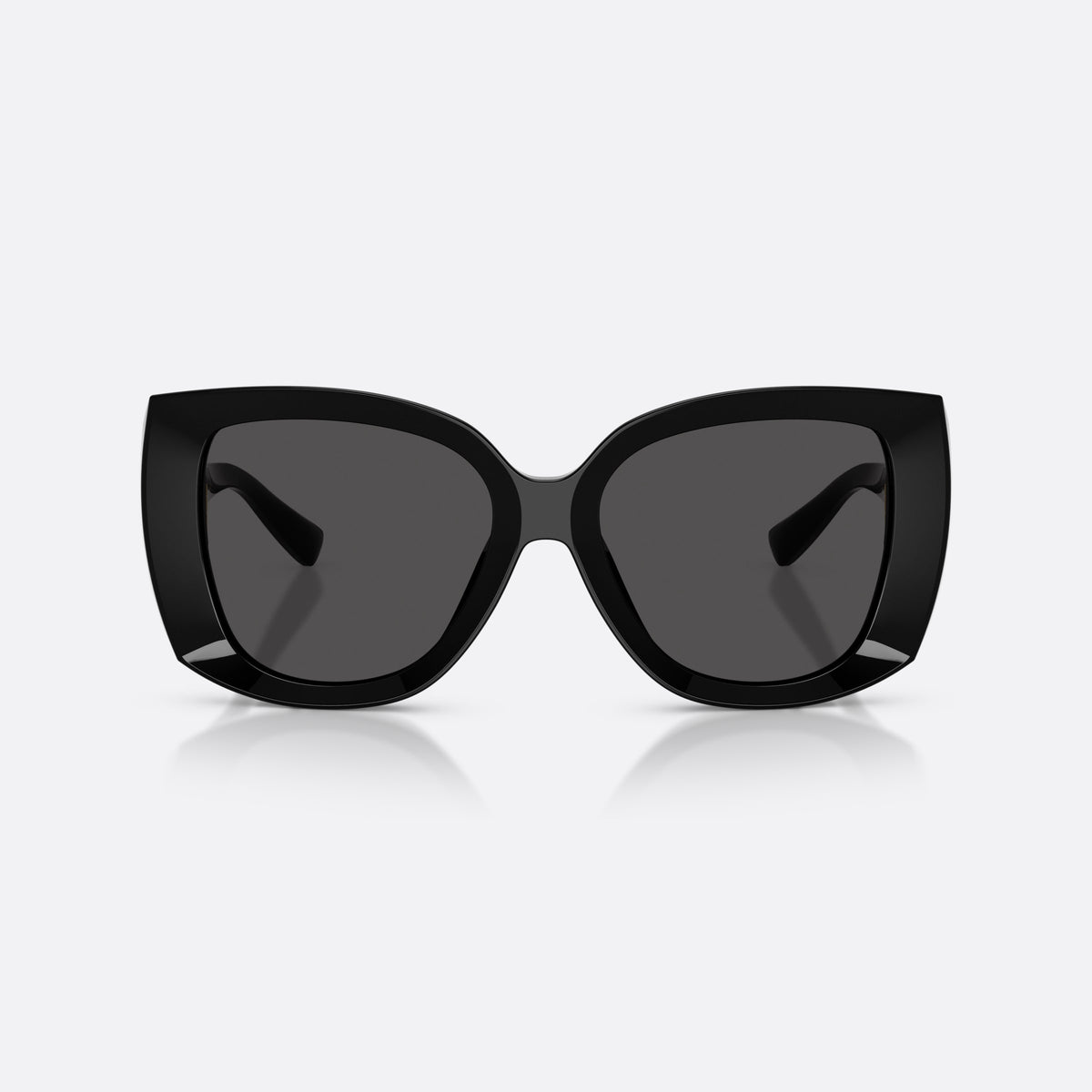 Dolce & Gabbana DG4495 501/87 sunglasses, black square frame for women, plain bridge, integrated into frame, full-rim frame, front view