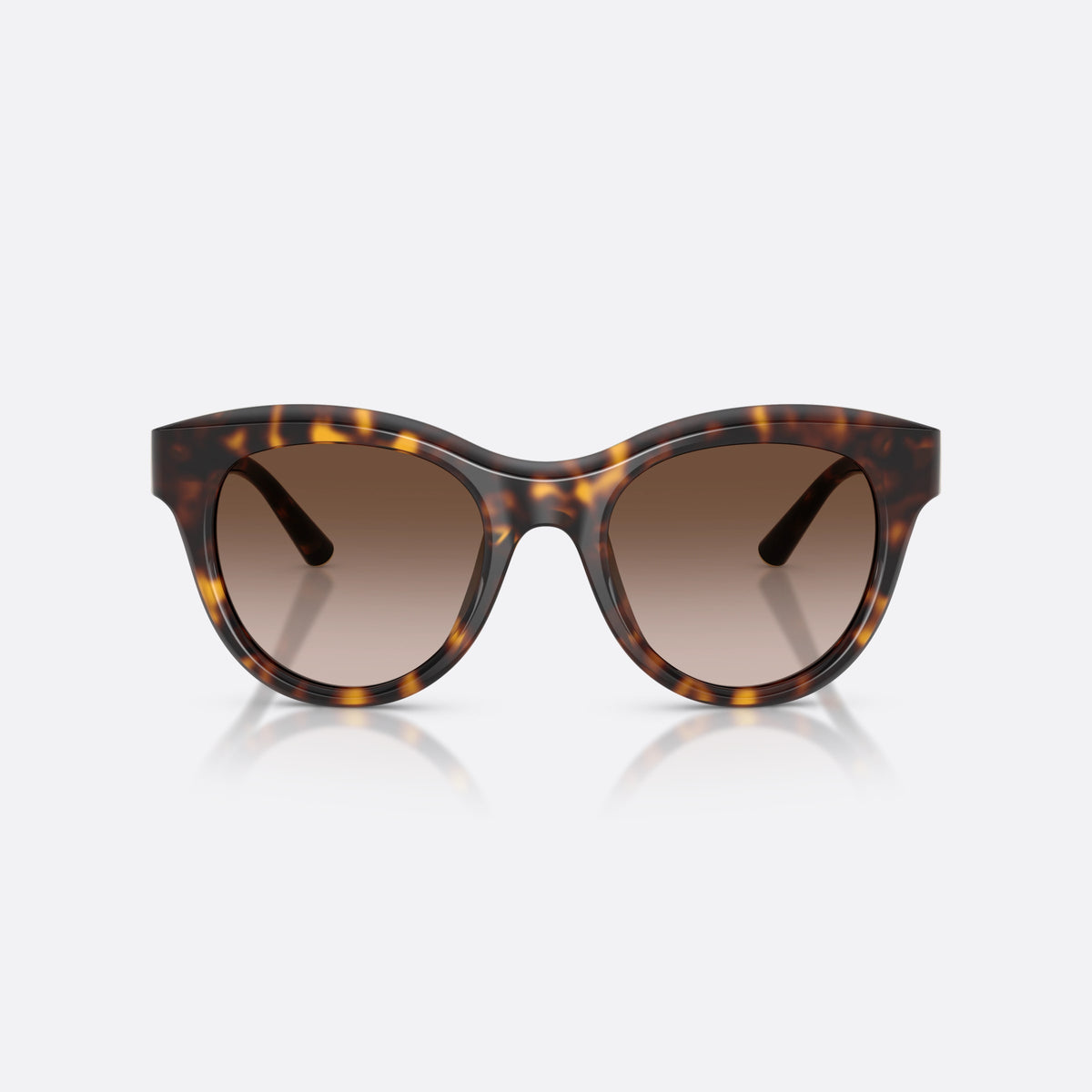 Dolce & Gabbana DG4518 502/13 sunglasses, havana phantos frame for women, plain bridge, brand lettering on temples, full-rim frame, front view