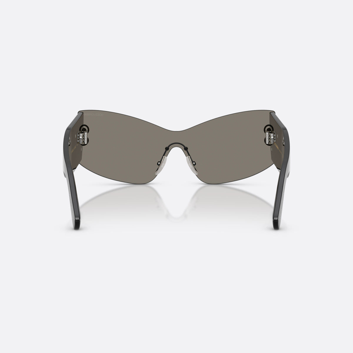 Dolce & Gabbana DG4526B 501/6G sunglasses, black cat eye frame for women, brand lettering on temples, wide black temples, back view