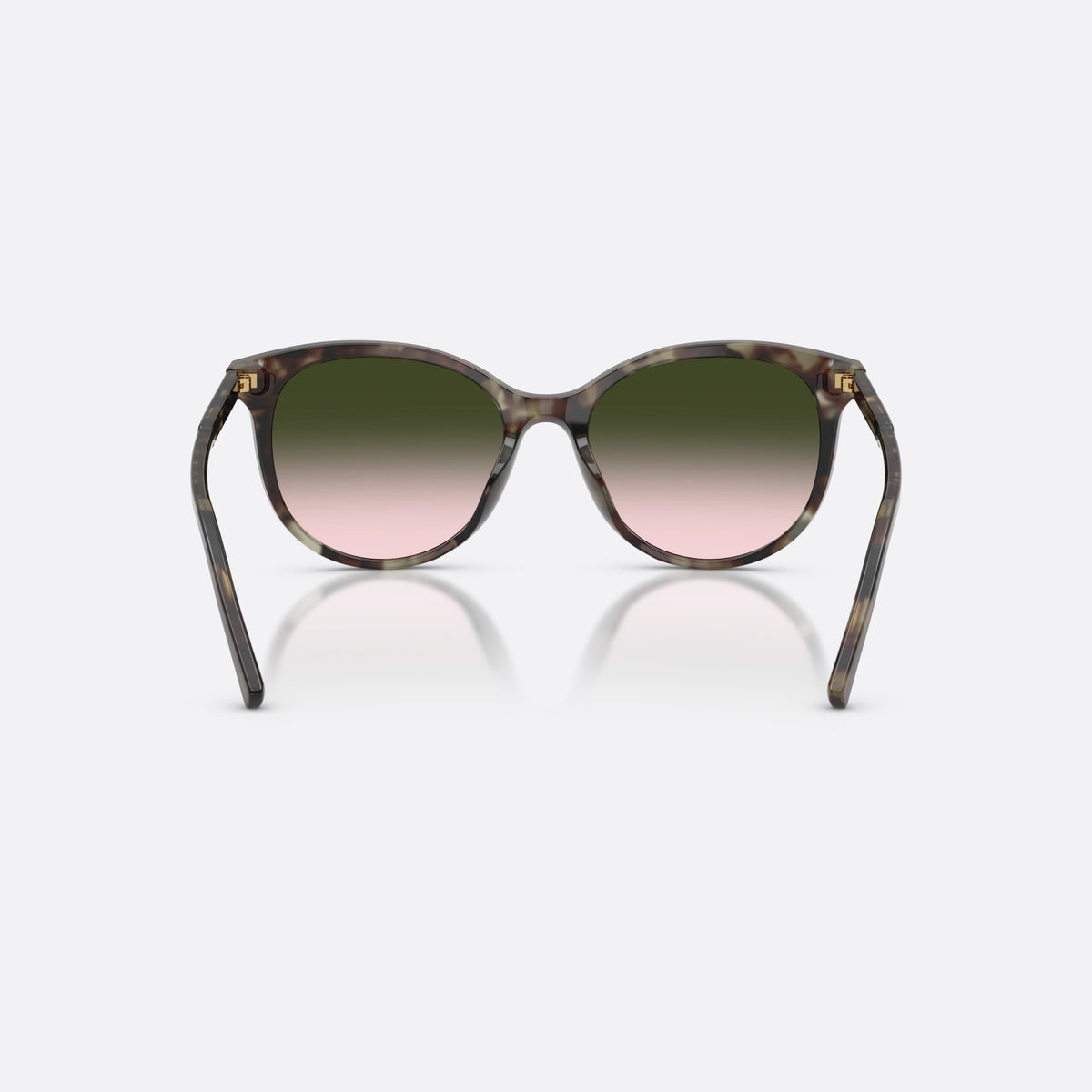 Ochelari de soare Dolce & Gabbana DG4540 34782C, phantos verde, pentru femei, punte simplă, literele brandului pe brațe, ramă completă, vedere din spate