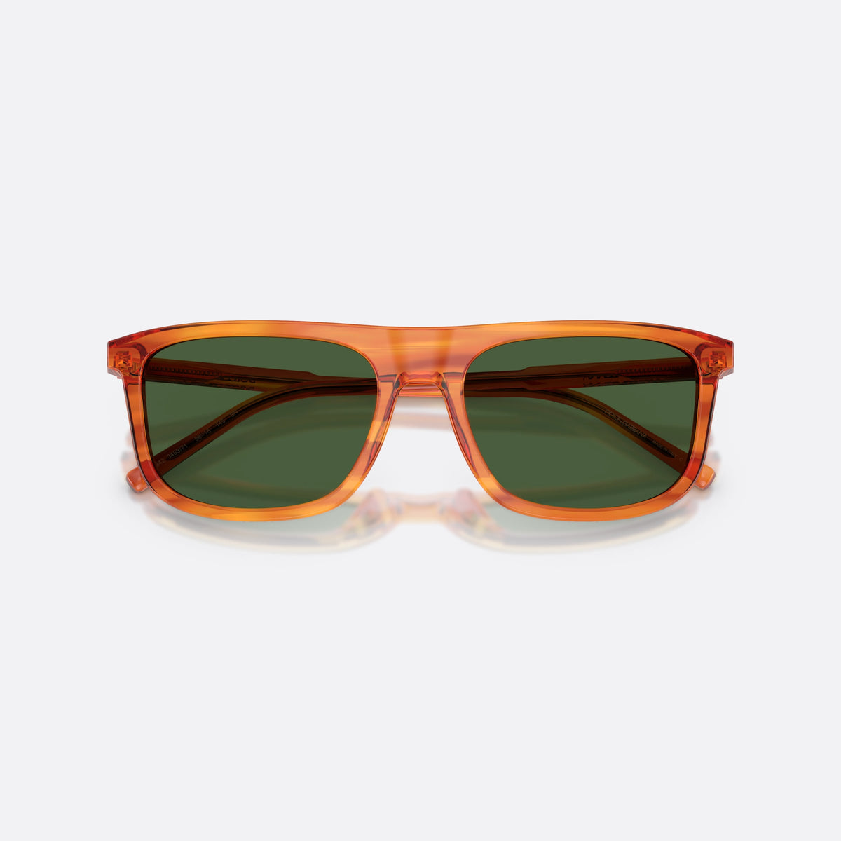 Ochelari de soare Dolce & Gabbana DG4542 348371, patrati maro, pentru bărbați, punte simplă, literele brandului pe brațe, ramă completă, cu brațele pliate