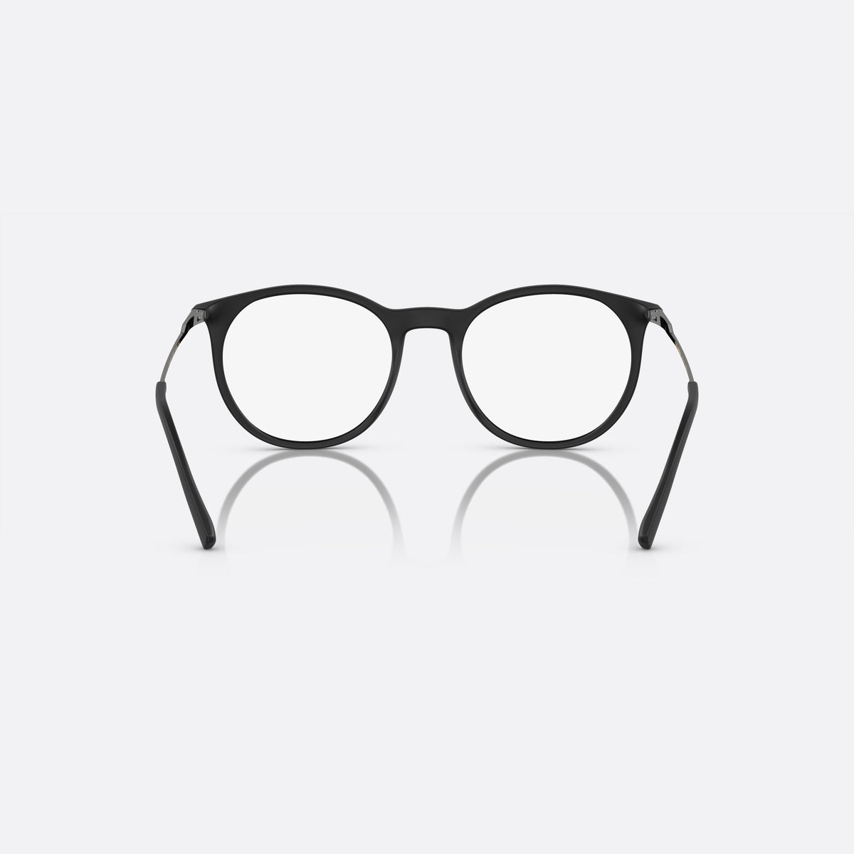Dolce & Gabbana DG5031 2525 eyeglasses, black phantos frame for men, plain bridge, brand lettering on temples, matte black finish, back view