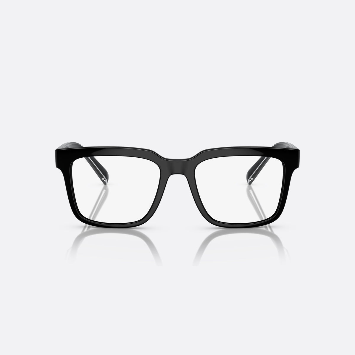 Rame ochelari de vedere Dolce & Gabbana DG5101 501 A, patrati negru, pentru bărbați, punte simplă tip șa, literele brandului pe brațe