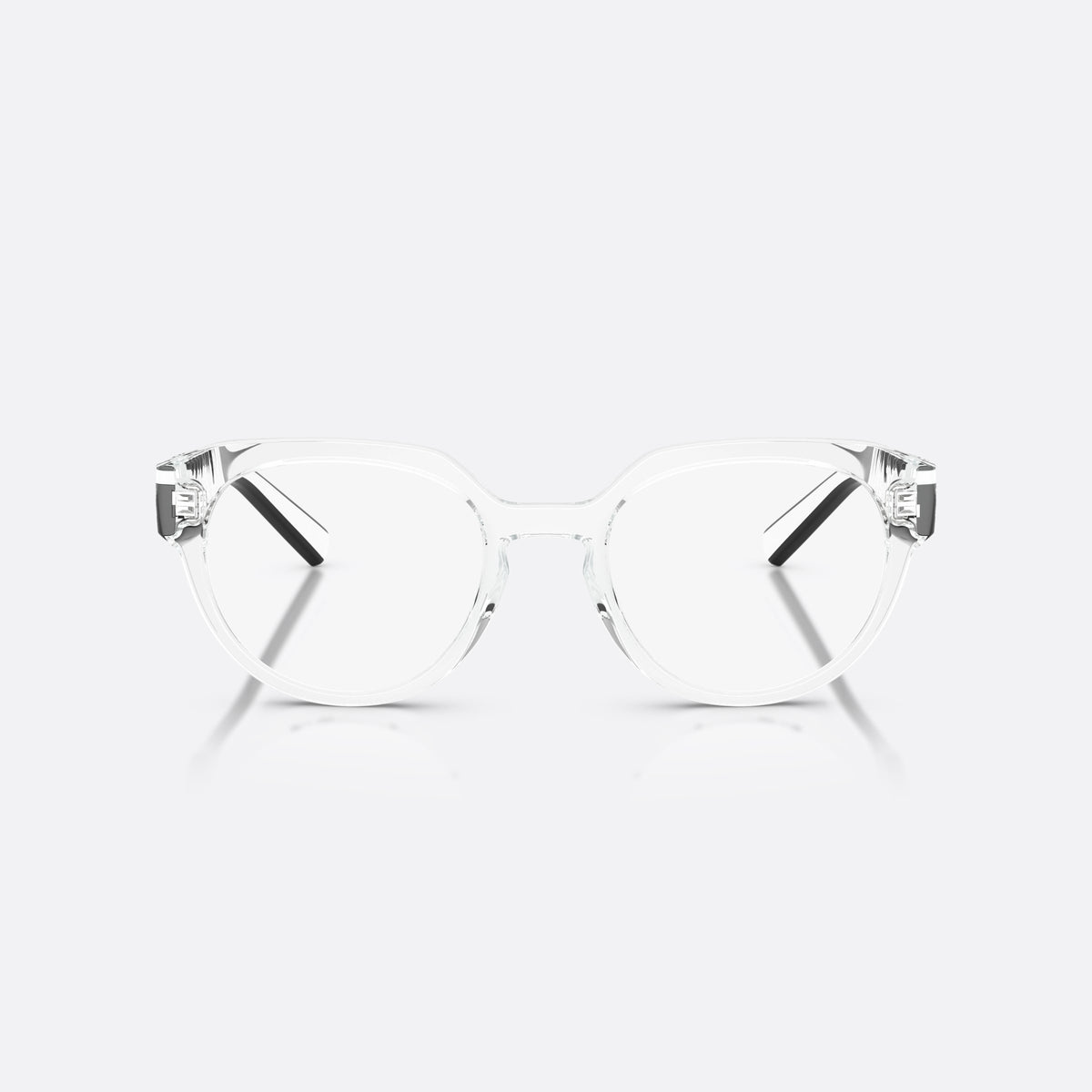 Dolce & Gabbana DG5113 3133 eyeglasses, clear phantos frame, unisex, brand lettering on the temples, full-rim frame front, front view