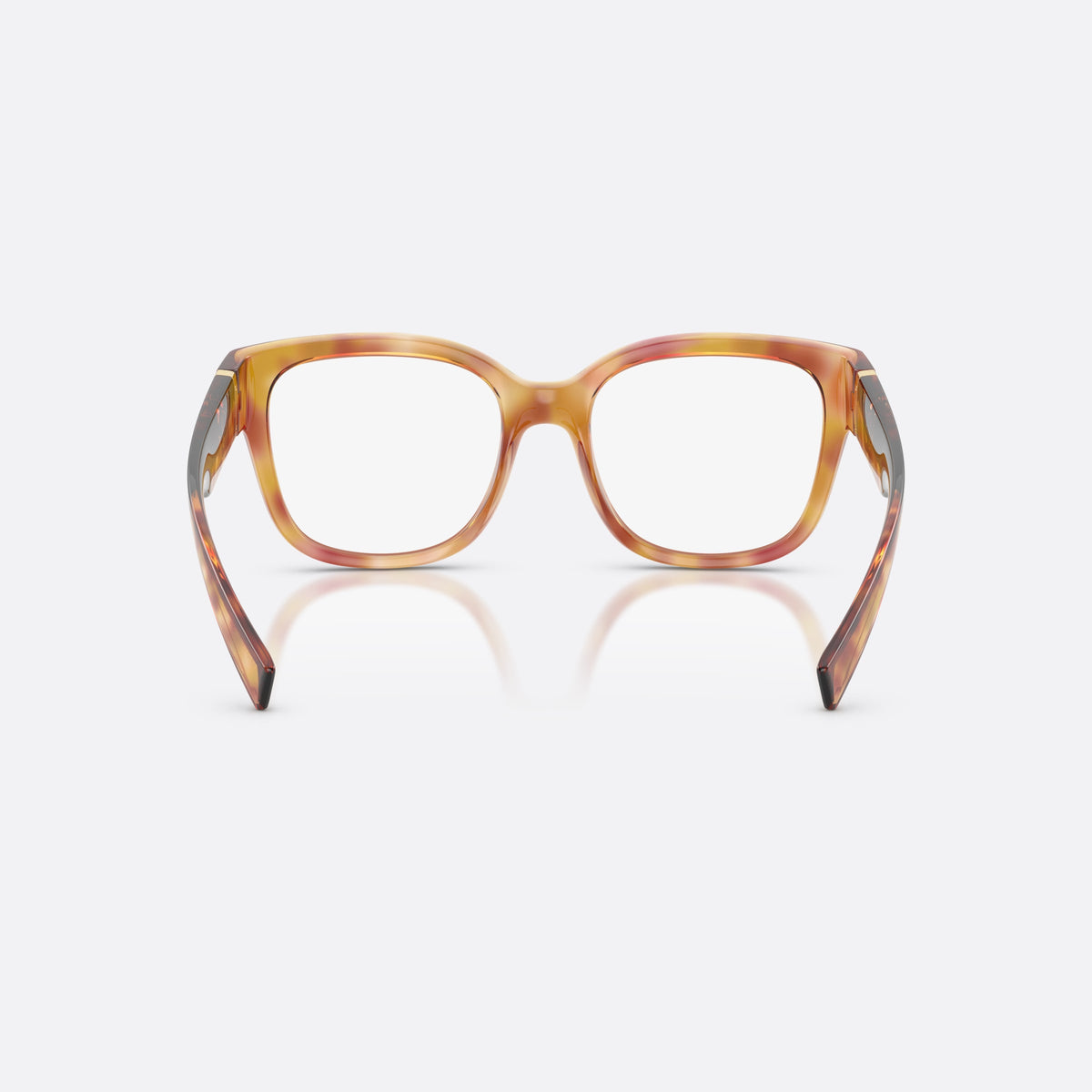 Dolce & Gabbana DG5115 3477 eyeglasses, violet butterfly frame for women, brand logo plaque on temples, full-rim frame, back view