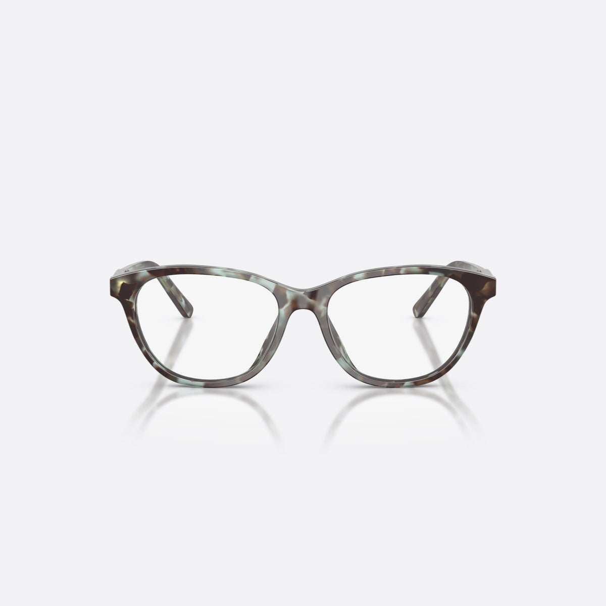 Rame ochelari de vedere Dolce & Gabbana DX3002 3443, cat eye albastru, pentru copii, punte simplă tip șa, literele brandului pe brațe, vedere din față