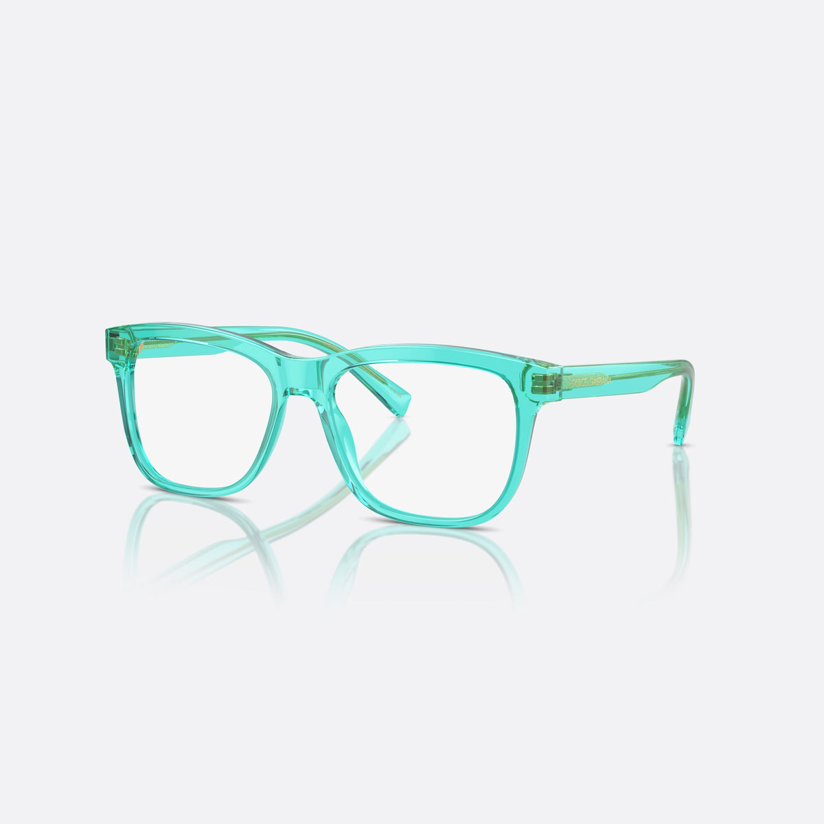 Rame ochelari de vedere Dolce & Gabbana DX3356 3322, rectangulari albastru, pentru copii, punte simplă, literele brandului pe brațe, ramă completă