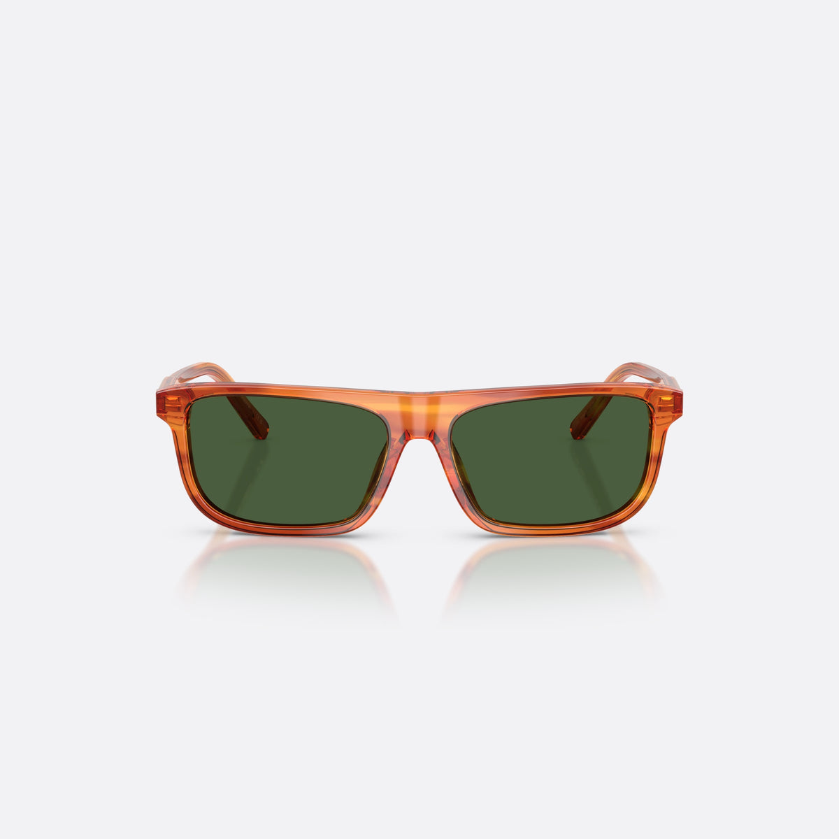 Dolce & Gabbana DX4009 348371 sunglasses, brown rectangle frame for kids, plain bridge, brand lettering on temples, full rim, front view