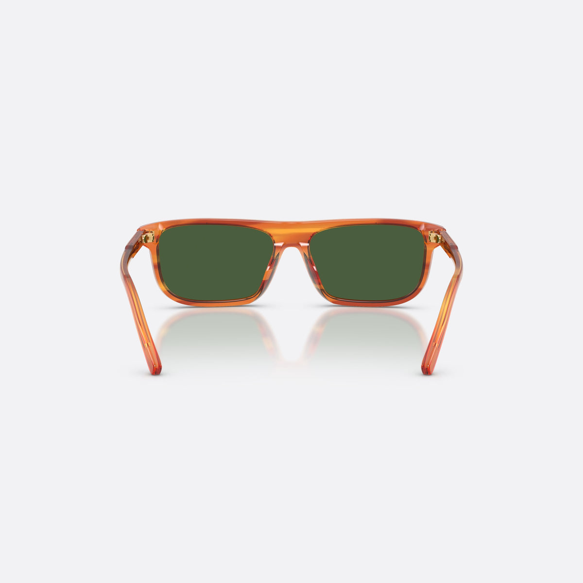 Dolce & Gabbana DX4009 348371 sunglasses, brown rectangle frame for kids, plain bridge, brand lettering on temples, full rim, back view