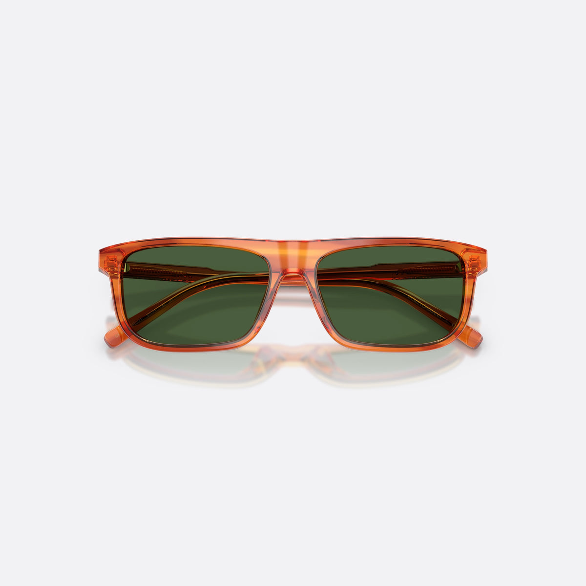 Dolce & Gabbana DX4009 348371 sunglasses, brown rectangle frame for kids, plain bridge, brand lettering on temples, full rim, folded