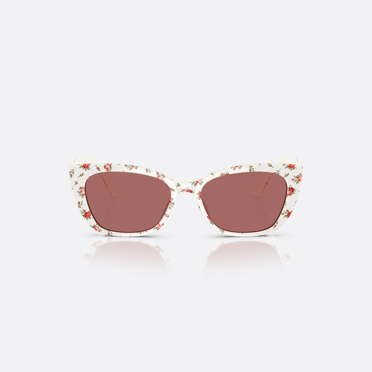 Dolce & Gabbana DX4427 348769 sunglasses, multicolor cat eye frame for kids, plain bridge, brand lettering on temples, full-rim frame, front view