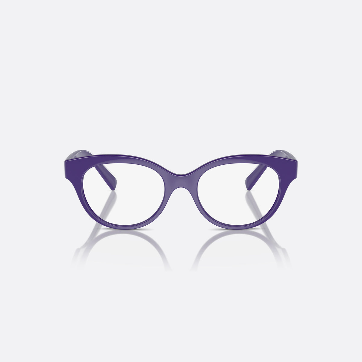 Dolce & Gabbana DX5003 3335 eyeglasses, violet phantos frame for kids, plain bridge, brand lettering on the temples, full-rim frame, front view