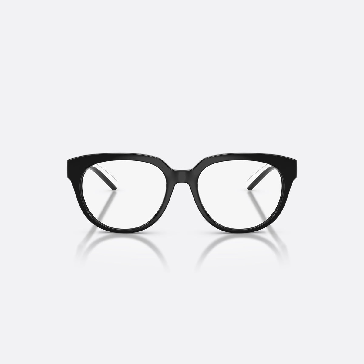 Dolce & Gabbana DX5007 501 eyeglasses, black phantos frame for kids, plain double bridge, brand lettering on temples, front view