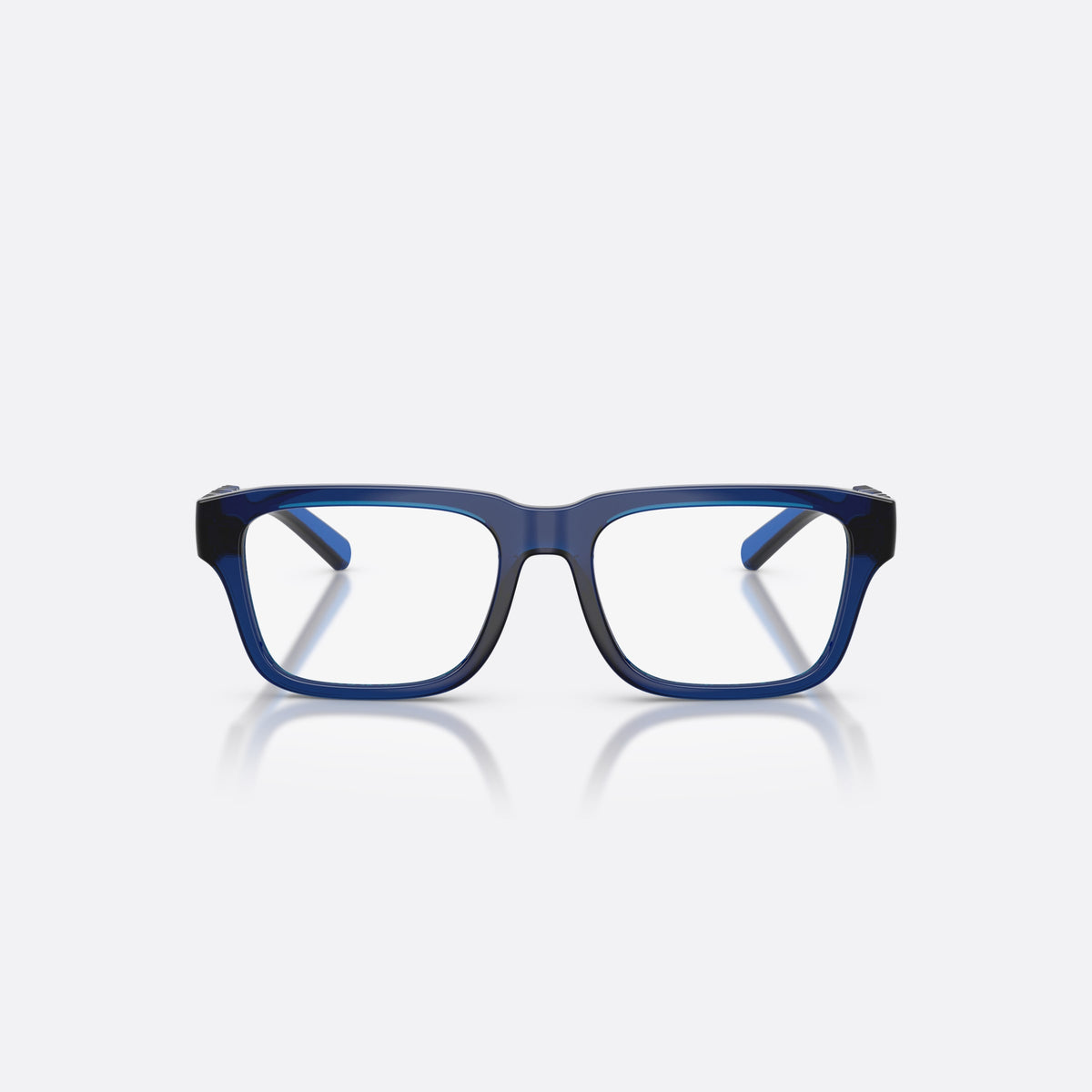 Dolce & Gabbana DX5008 3009 eyeglasses, blue rectangle frame for kids, plain bridge, brand lettering on temples, full-rim frame, front view