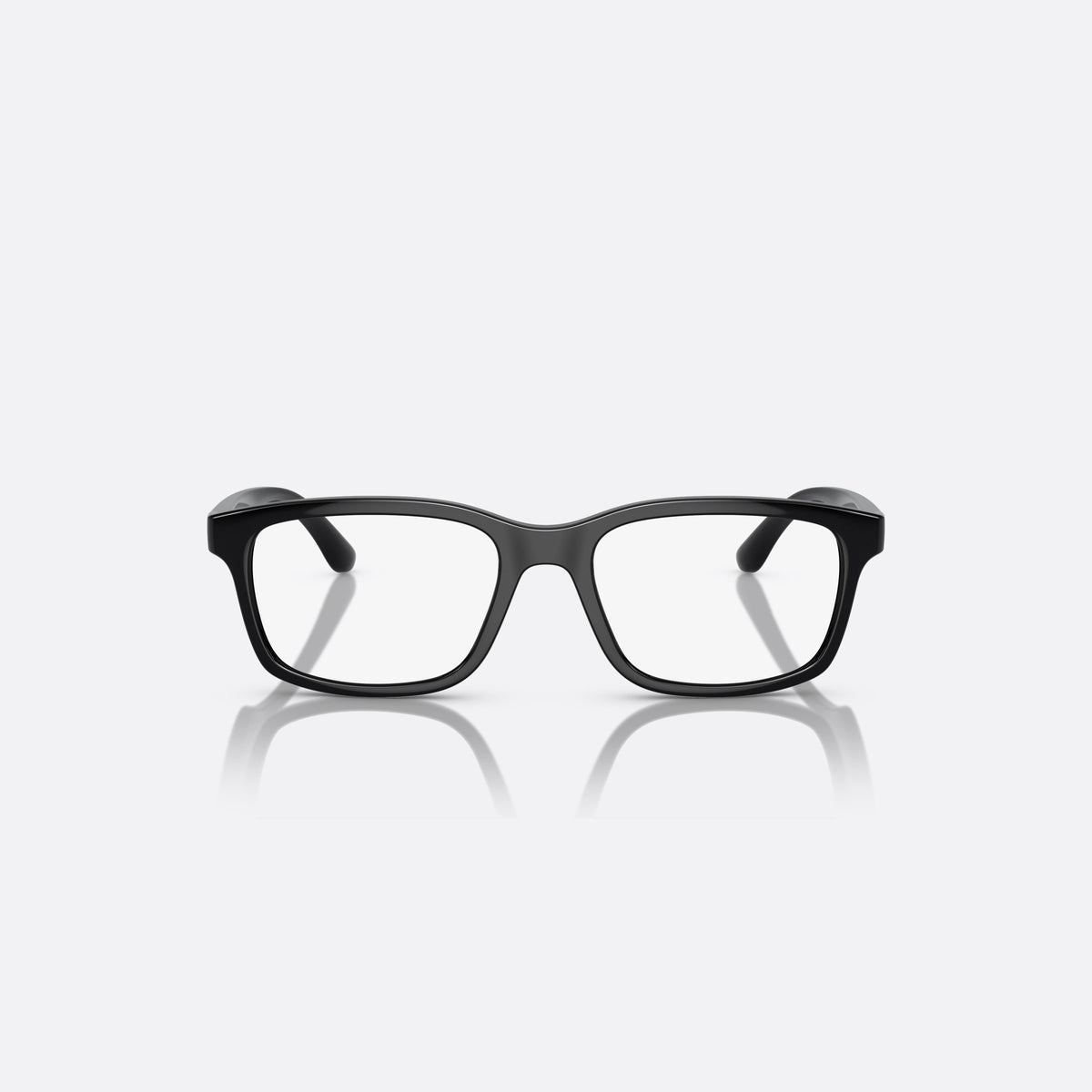 Rame ochelari de vedere Dolce & Gabbana DX5097 501, rectangulari negru, pentru copii, punte simplă tip șa, logo al brandului pe braț, vedere din față