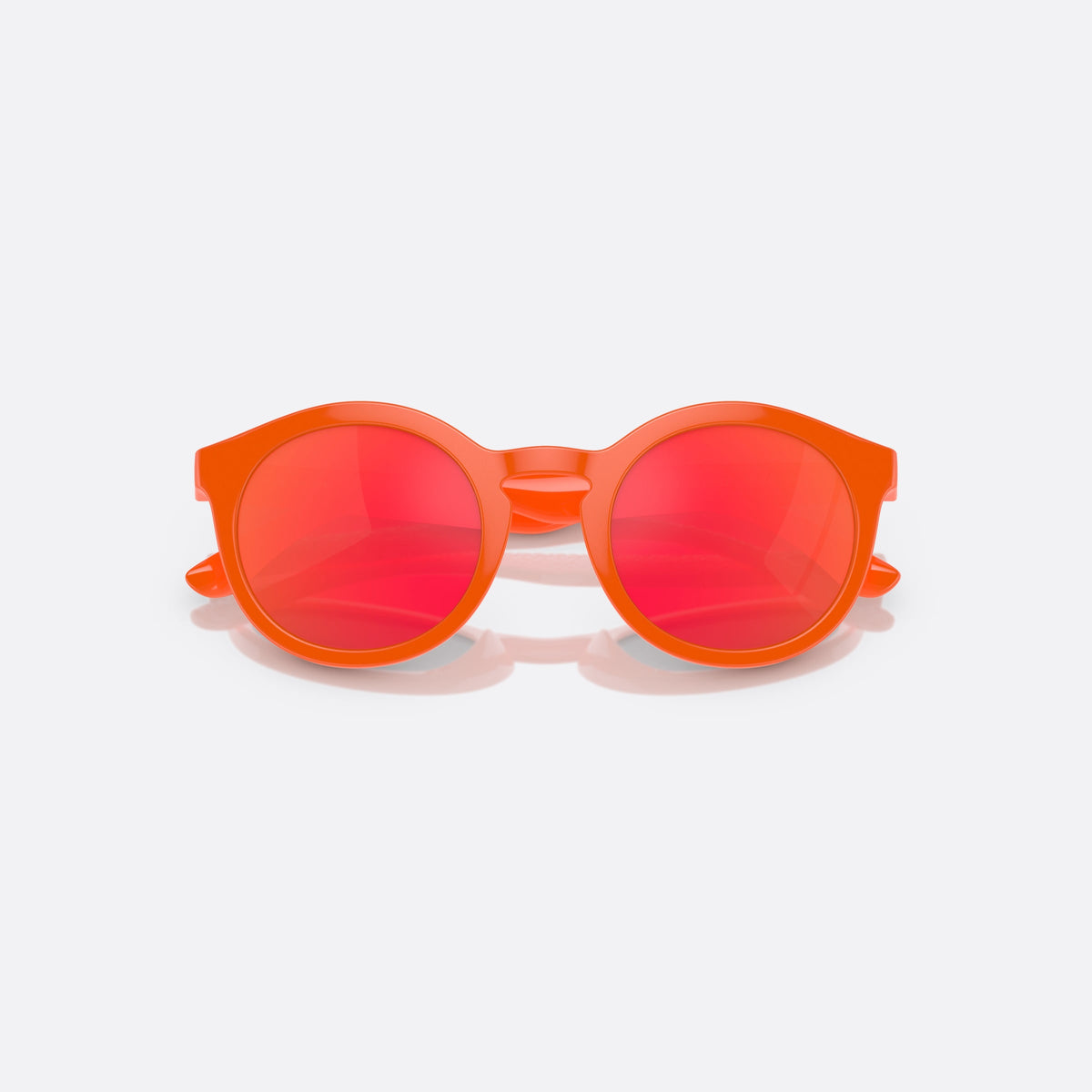 Dolce & Gabbana DX6002 33386Q sunglasses, orange phantos frame for kids, brand logo on temple, wide temples with texture, folded