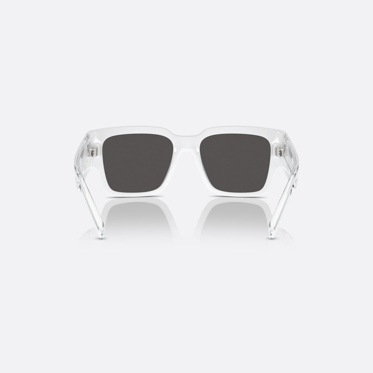 Ochelari de soare Dolce & Gabbana DX6004 331287, patrati alb, pentru copii, punte simplă, literele brandului pe braț, ramă completă, vedere din spate