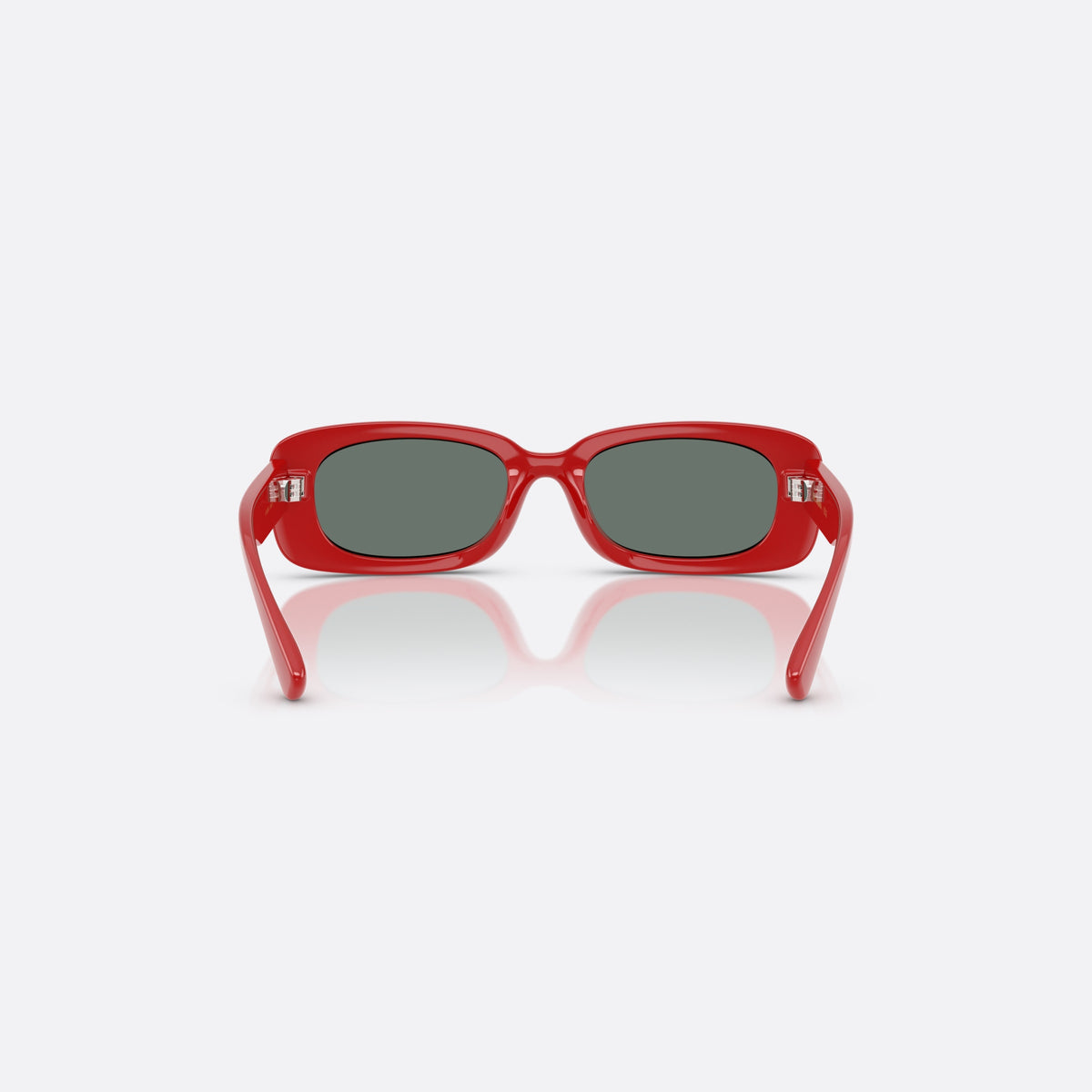 Ochelari de soare Dolce & Gabbana DX6006U 308825, rectangulari roșu, pentru copii, punte simplă, logo al brandului pe brațe, vedere din spate