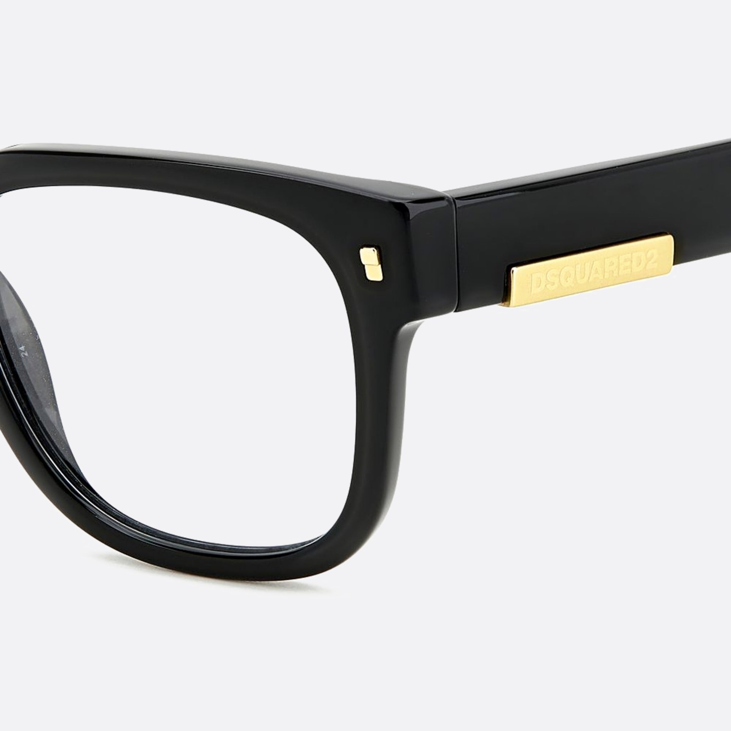 Dsquared2 52mm Black Squared Men Eyeglasses - Lifestyle Shot