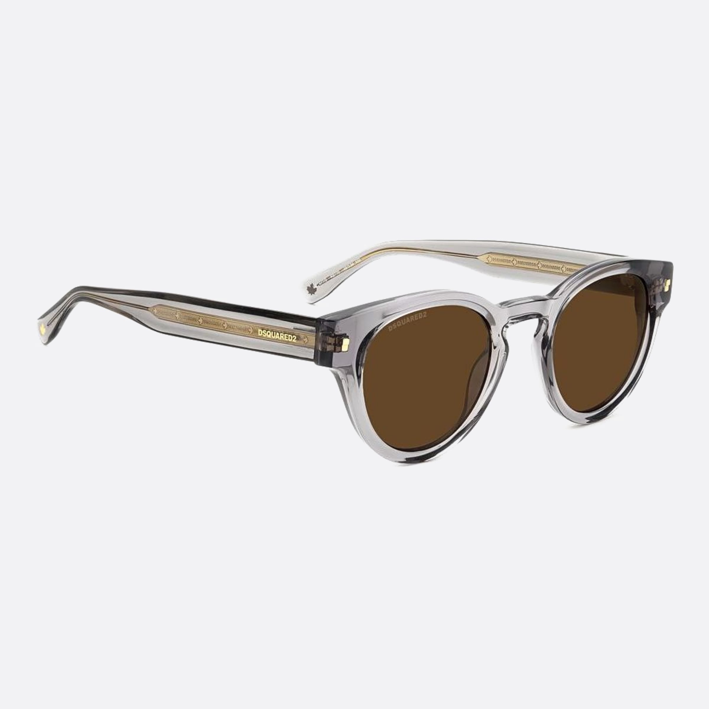 Dsquared2 48mm Kb7 Grey Squared Men Sunglasses - Detail View