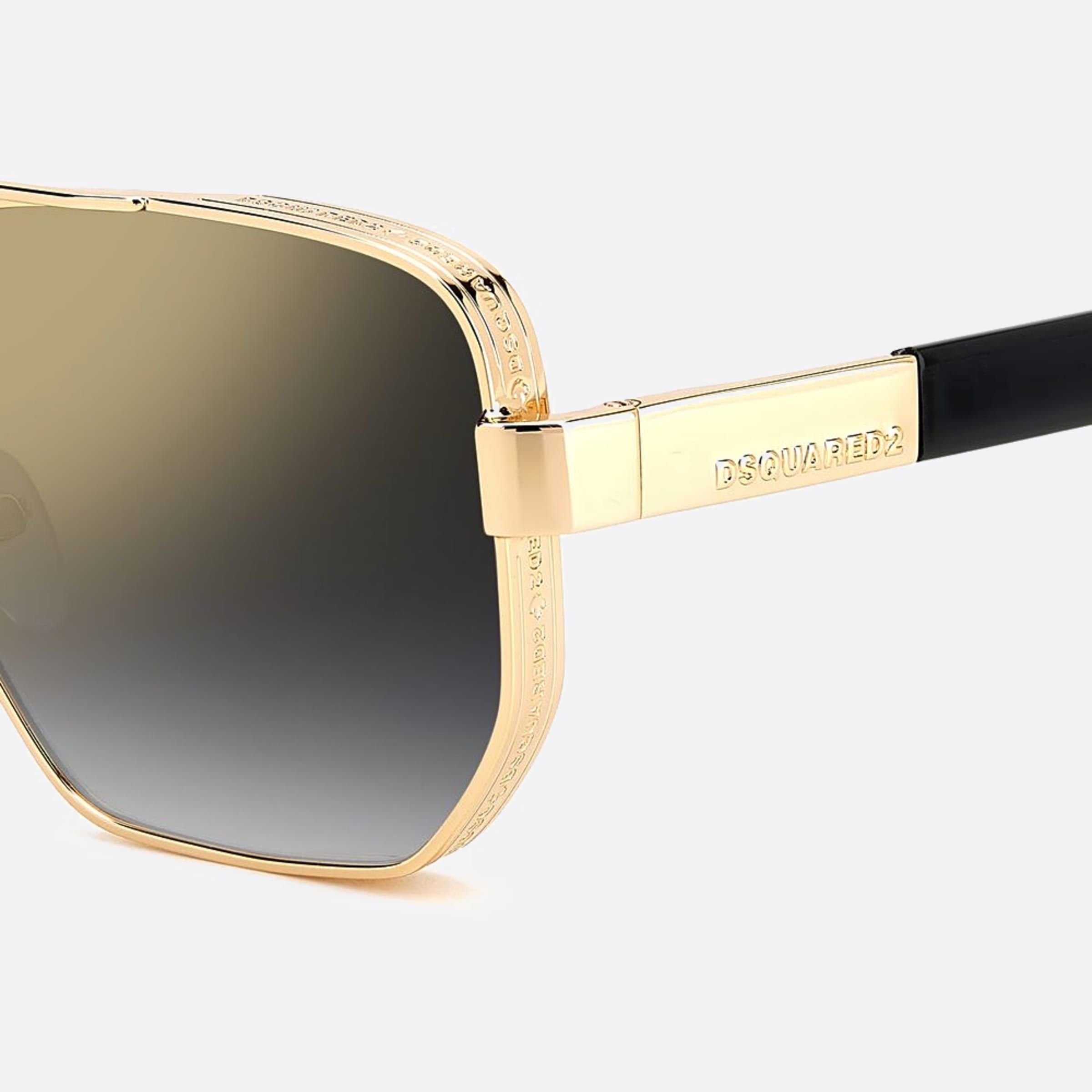 Dsquared2 58mm Rhl Gold Squared Men Sunglasses - Additional Angle