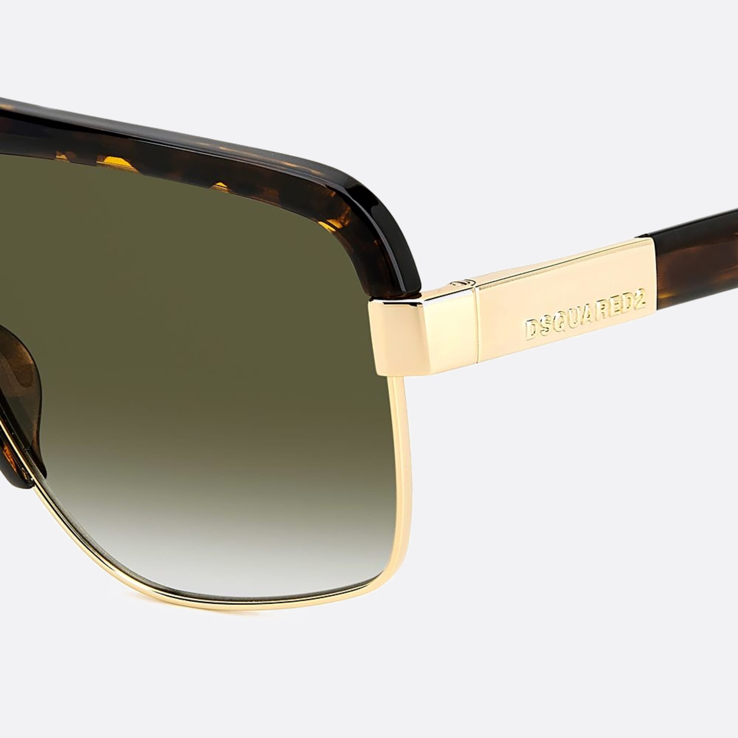 Dsquared2 61mm 2ik Havana Squared Men Sunglasses - Lifestyle Shot