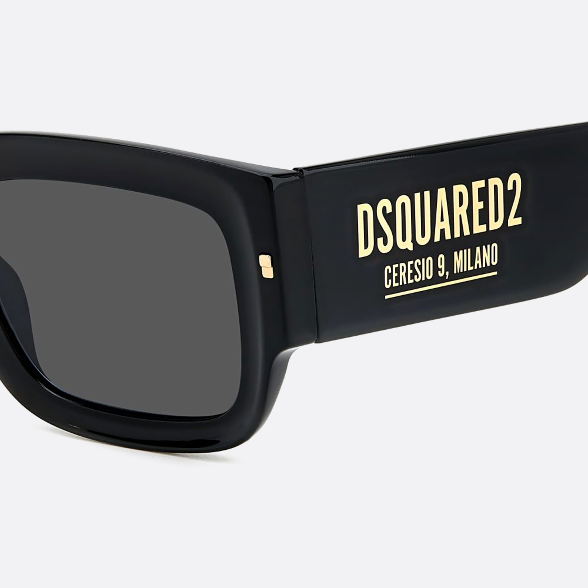 Dsquared2 52mm 2m2 Black Geometric Men Sunglasses - Lifestyle Shot