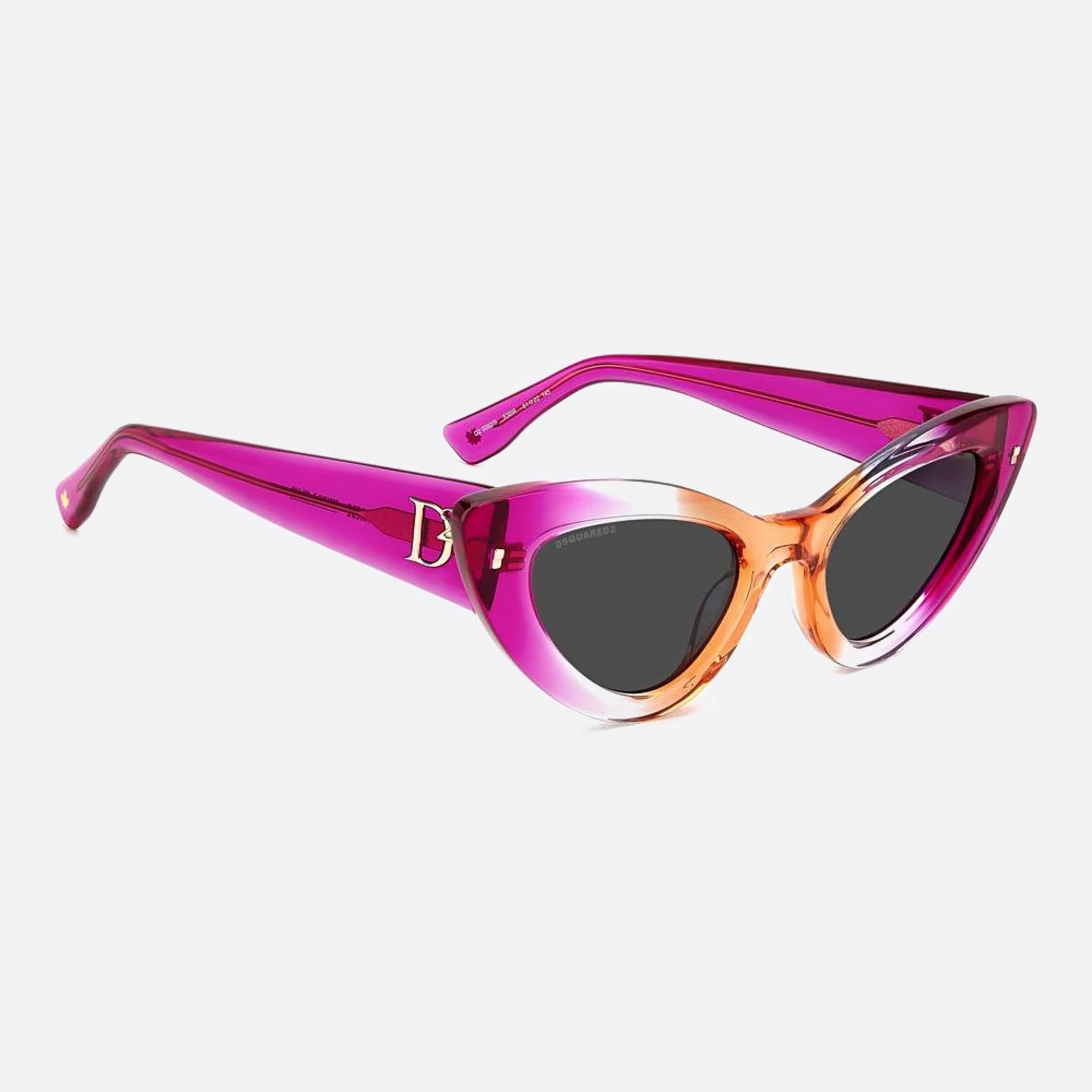 Dsquared2 51mm Violet Cat Eye Women Sunglasses - Detail View