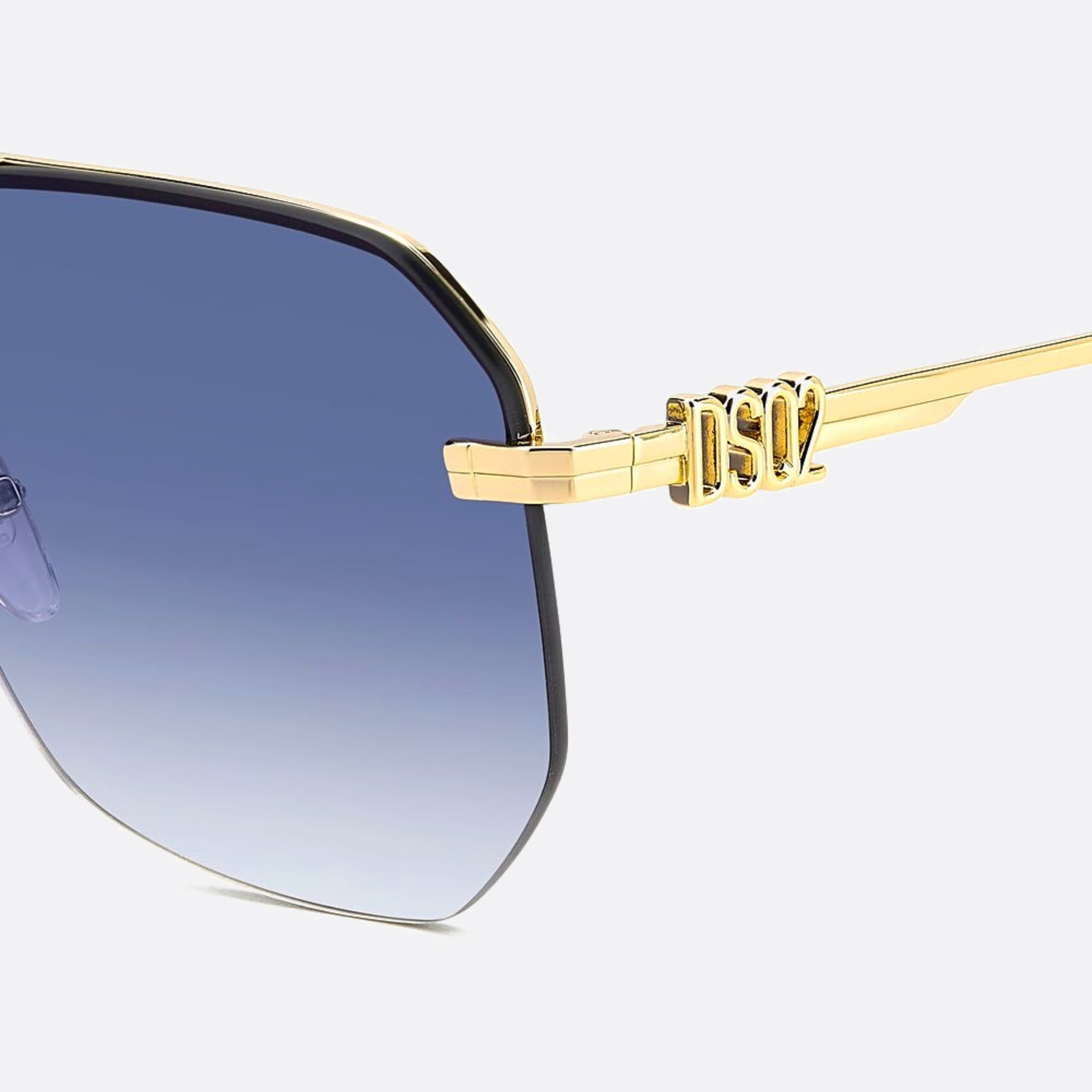 Dsquared2 60mm Lks Blue Geometric Men Sunglasses - Lifestyle Shot
