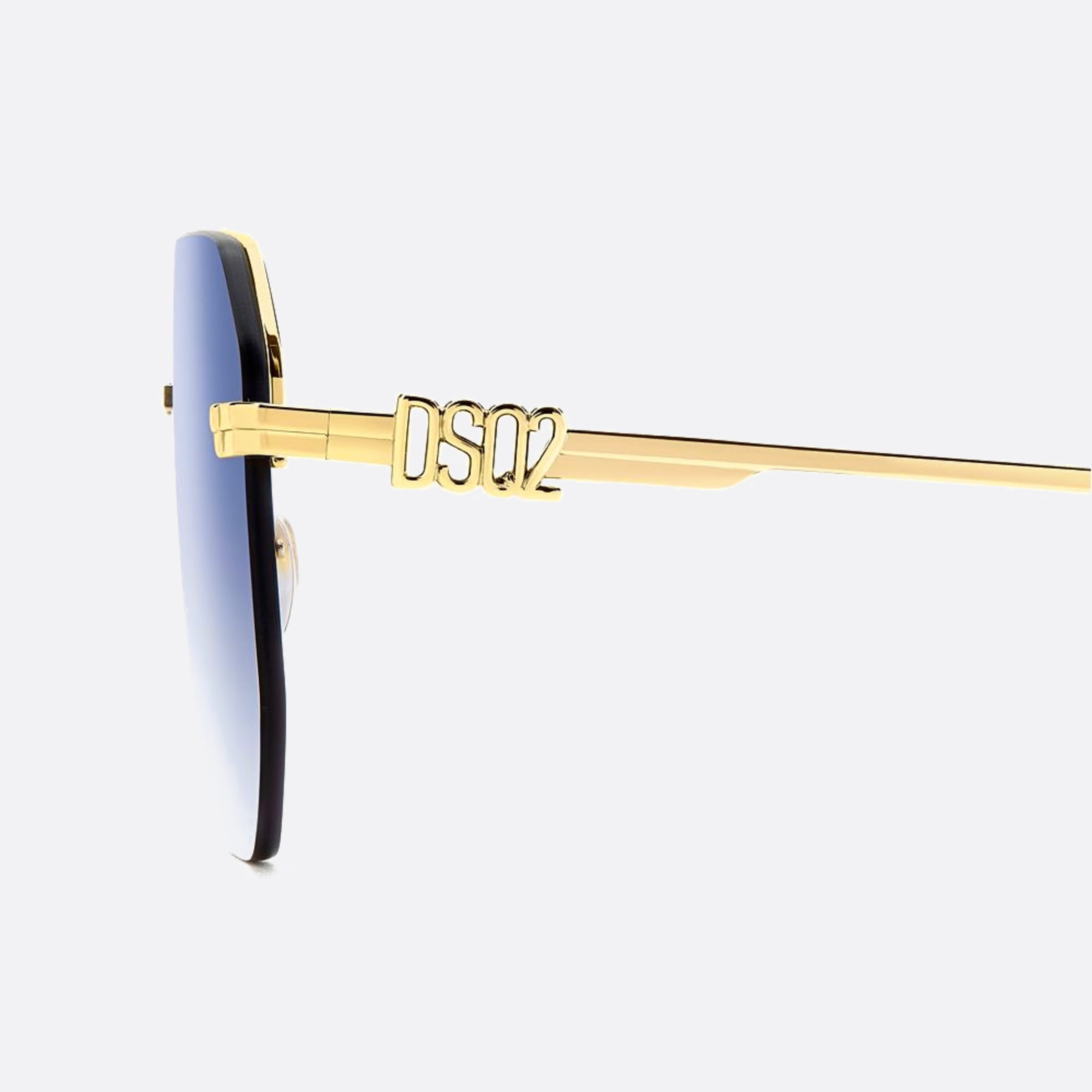 Dsquared2 60mm Lks Blue Geometric Men Sunglasses - Additional Angle