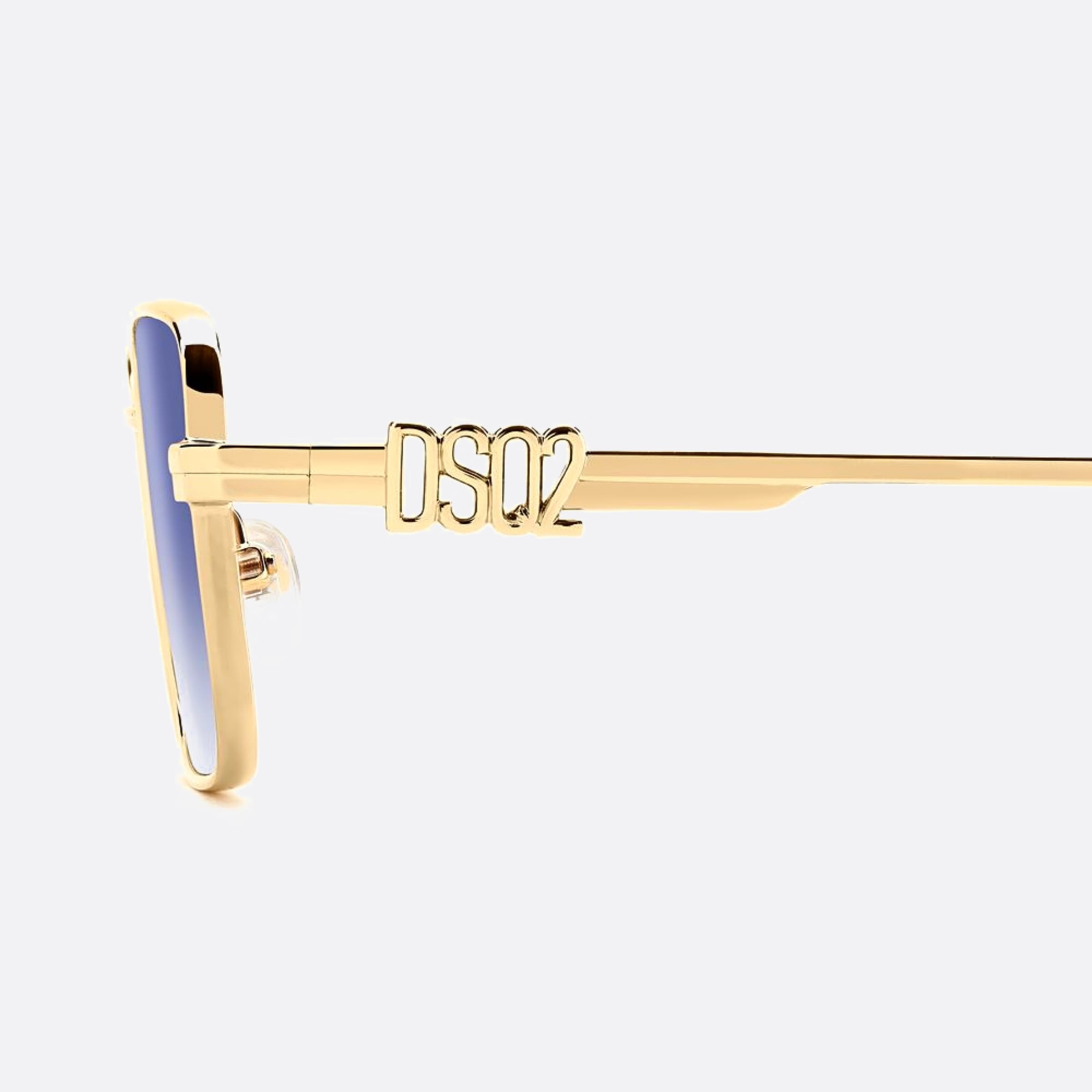 Dsquared2 52mm Lks Blue Geometric Men Sunglasses - Additional Angle