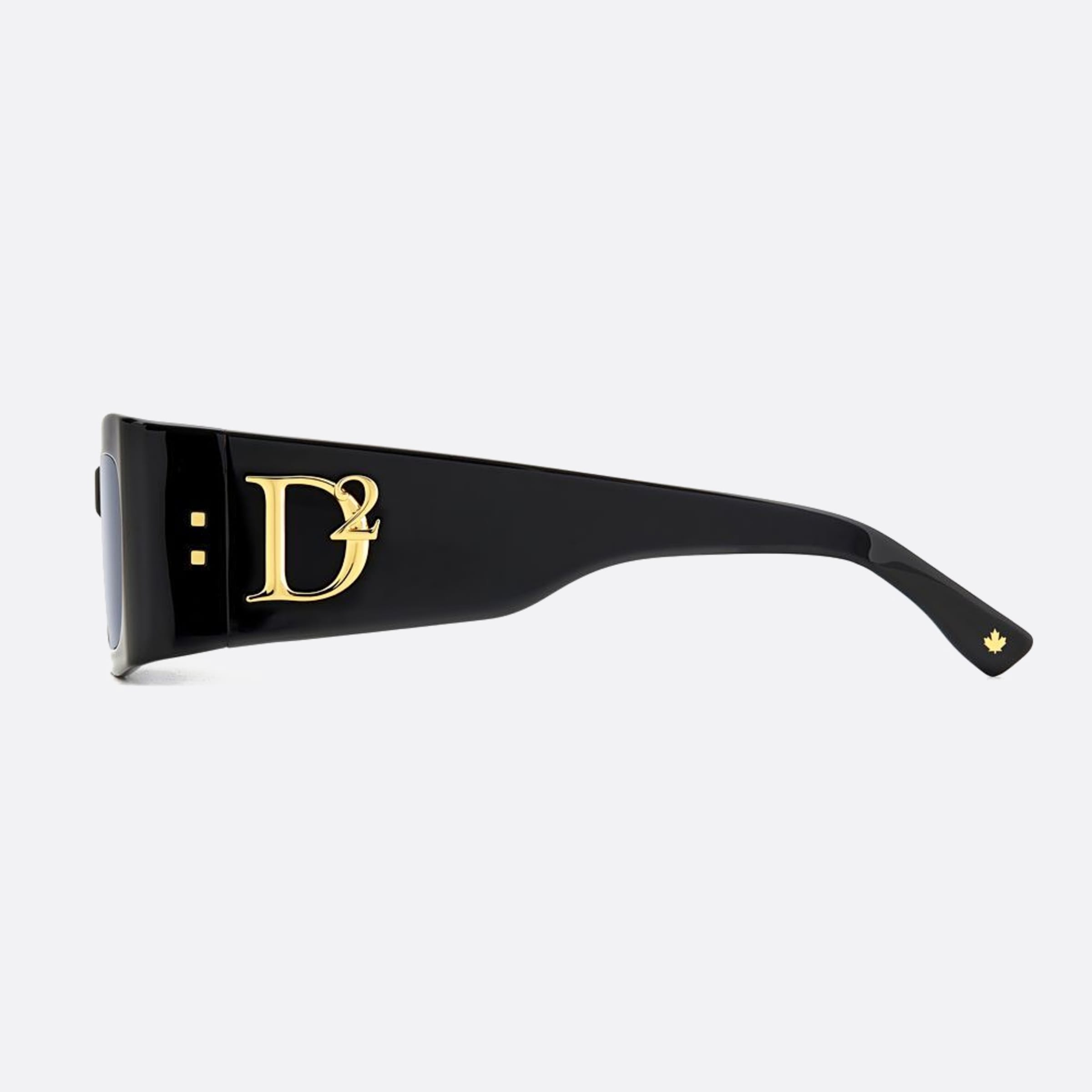 Dsquared2 52mm Black Geometric Women Sunglasses - Detail View