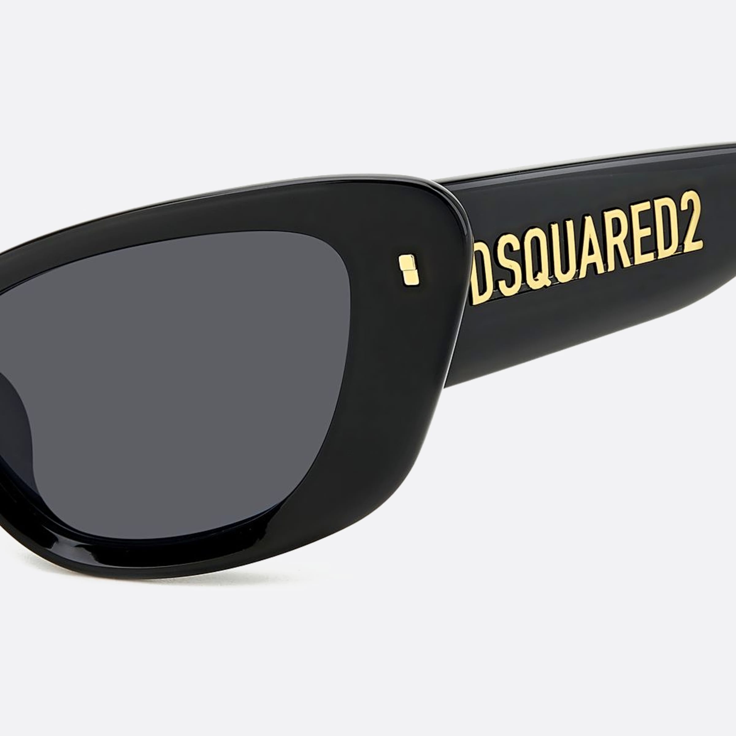 Dsquared2 57mm Black Cat Eye Women Sunglasses - Detail View