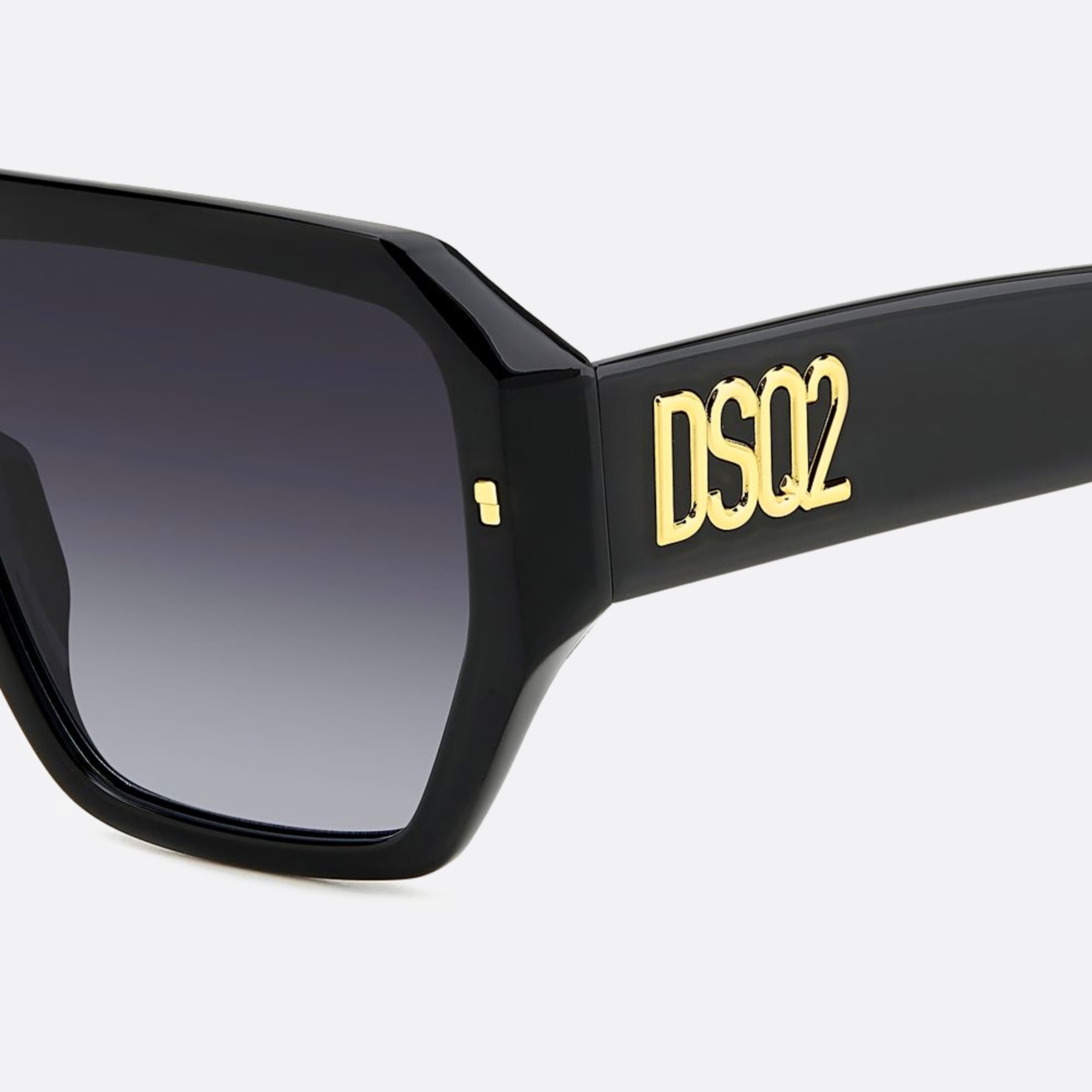 Dsquared2 58mm Black Squared Men Sunglasses - Detail View