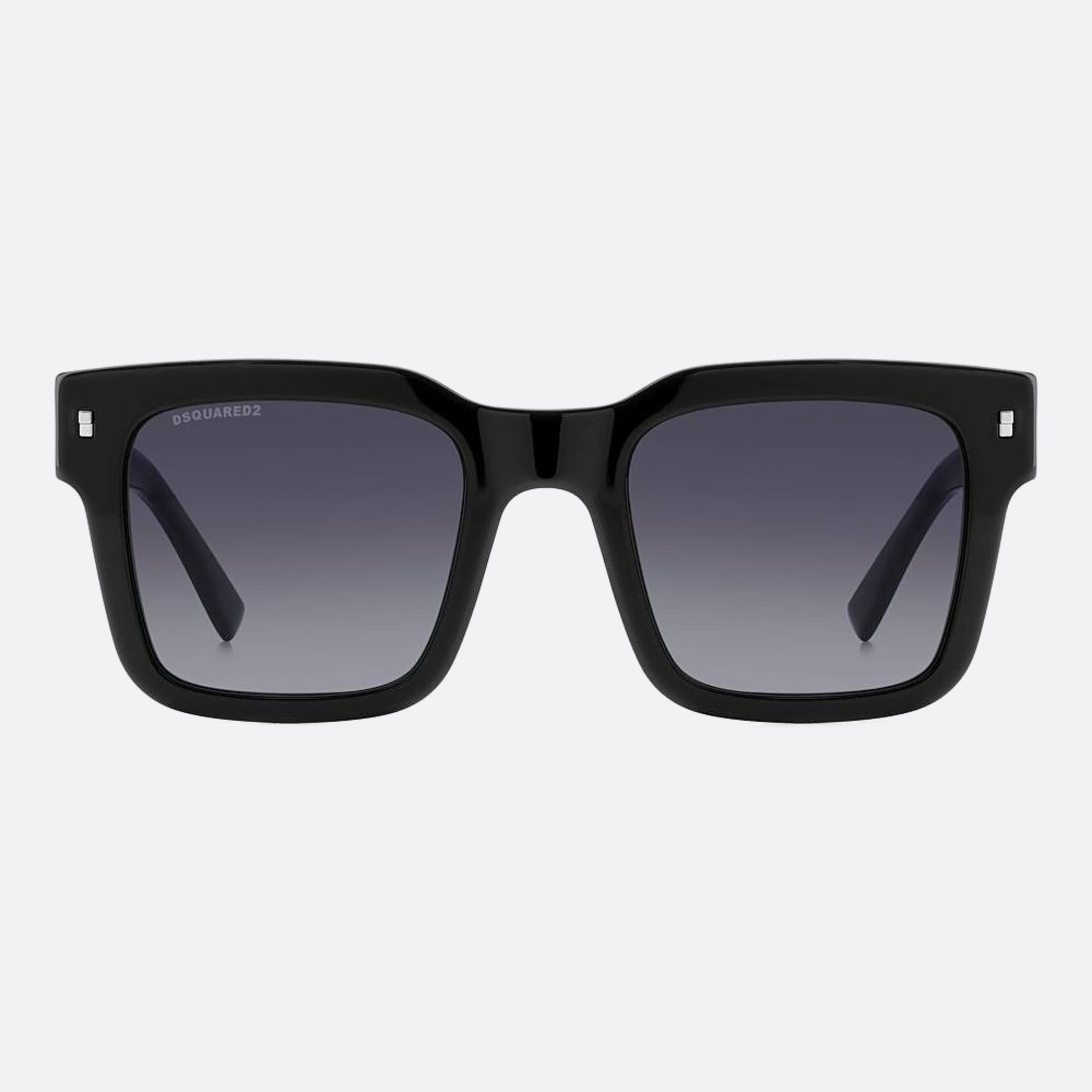 Dsquared2 51mm Icon Black Squared Men Sunglasses - Main View